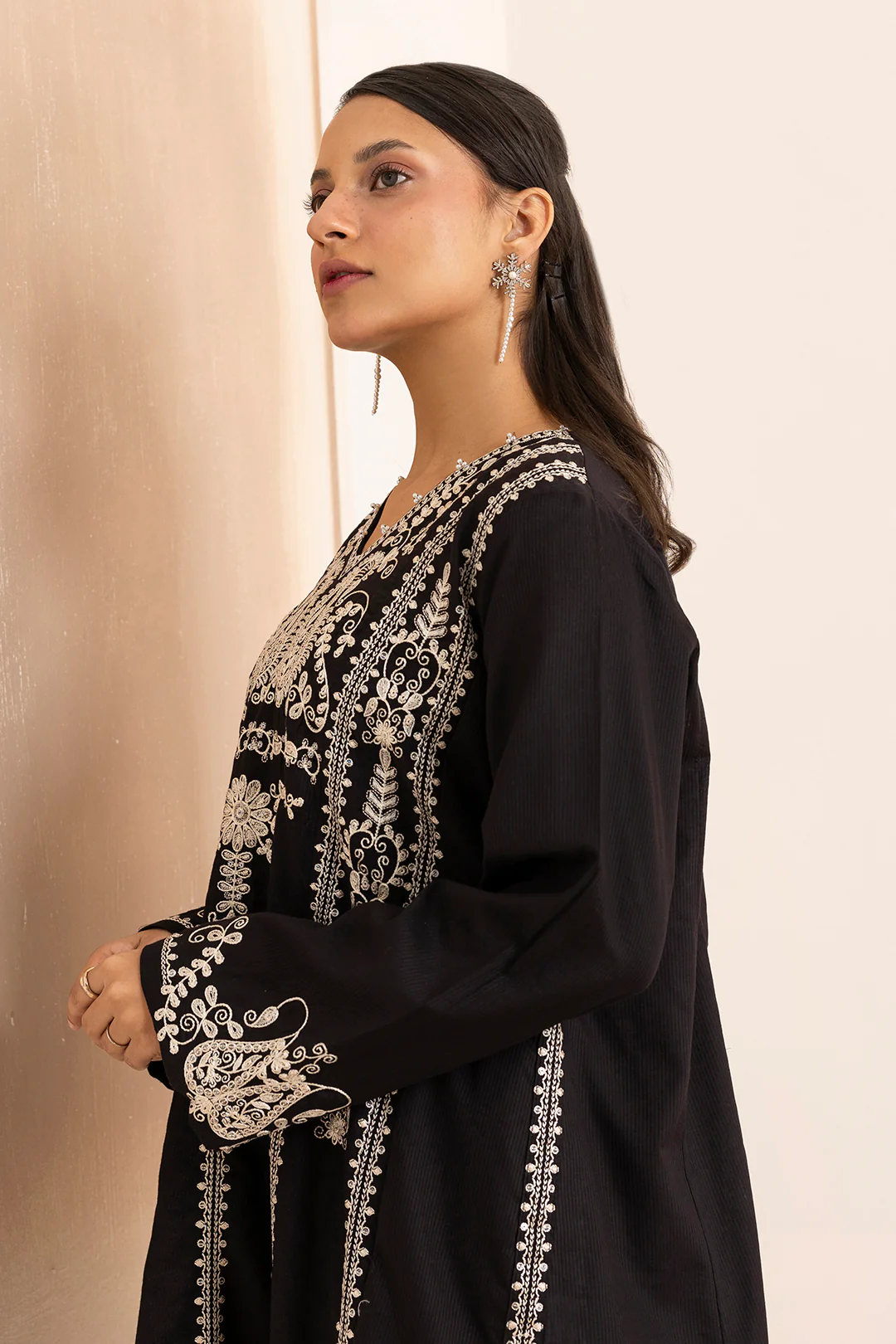Embroidered Kurta Trouser - 2825 - Image 7