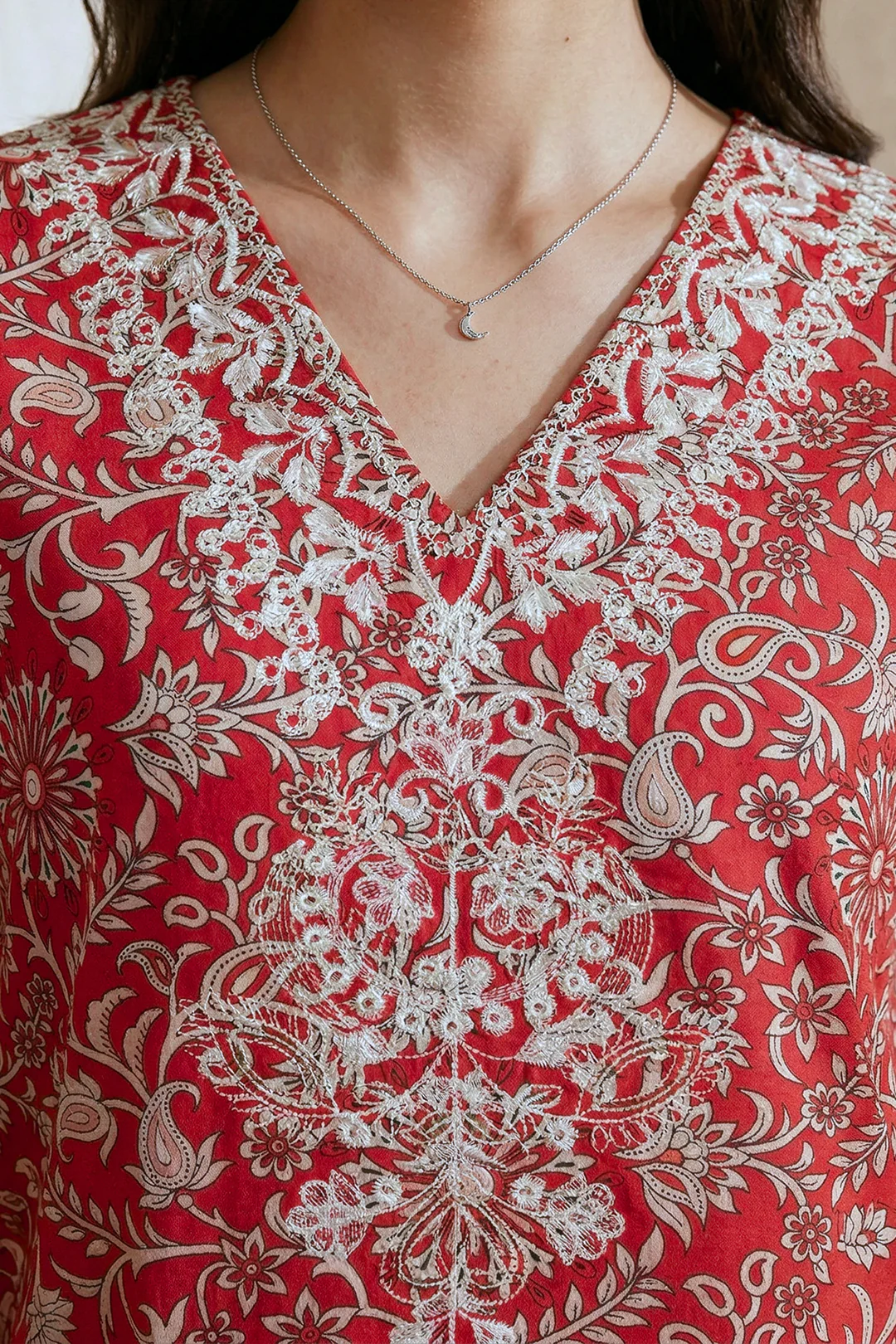 Embroidered Kurta Trouser - 2089 - Image 3