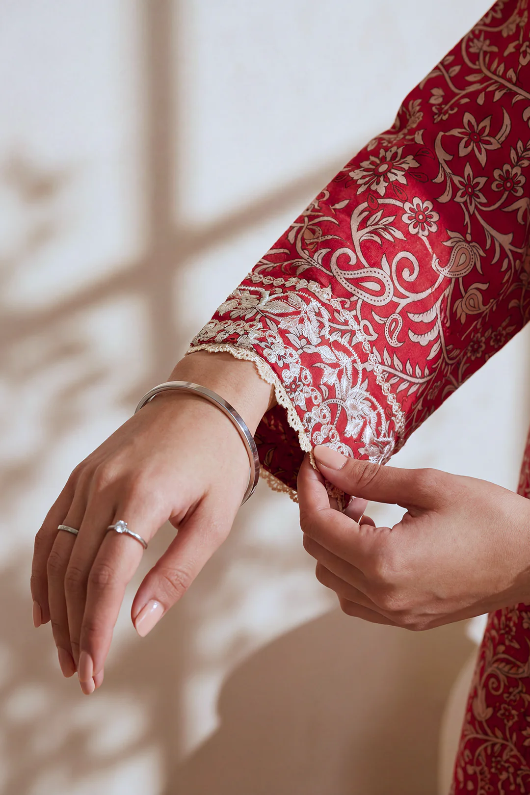Embroidered Kurta Trouser - 2089 - Image 4
