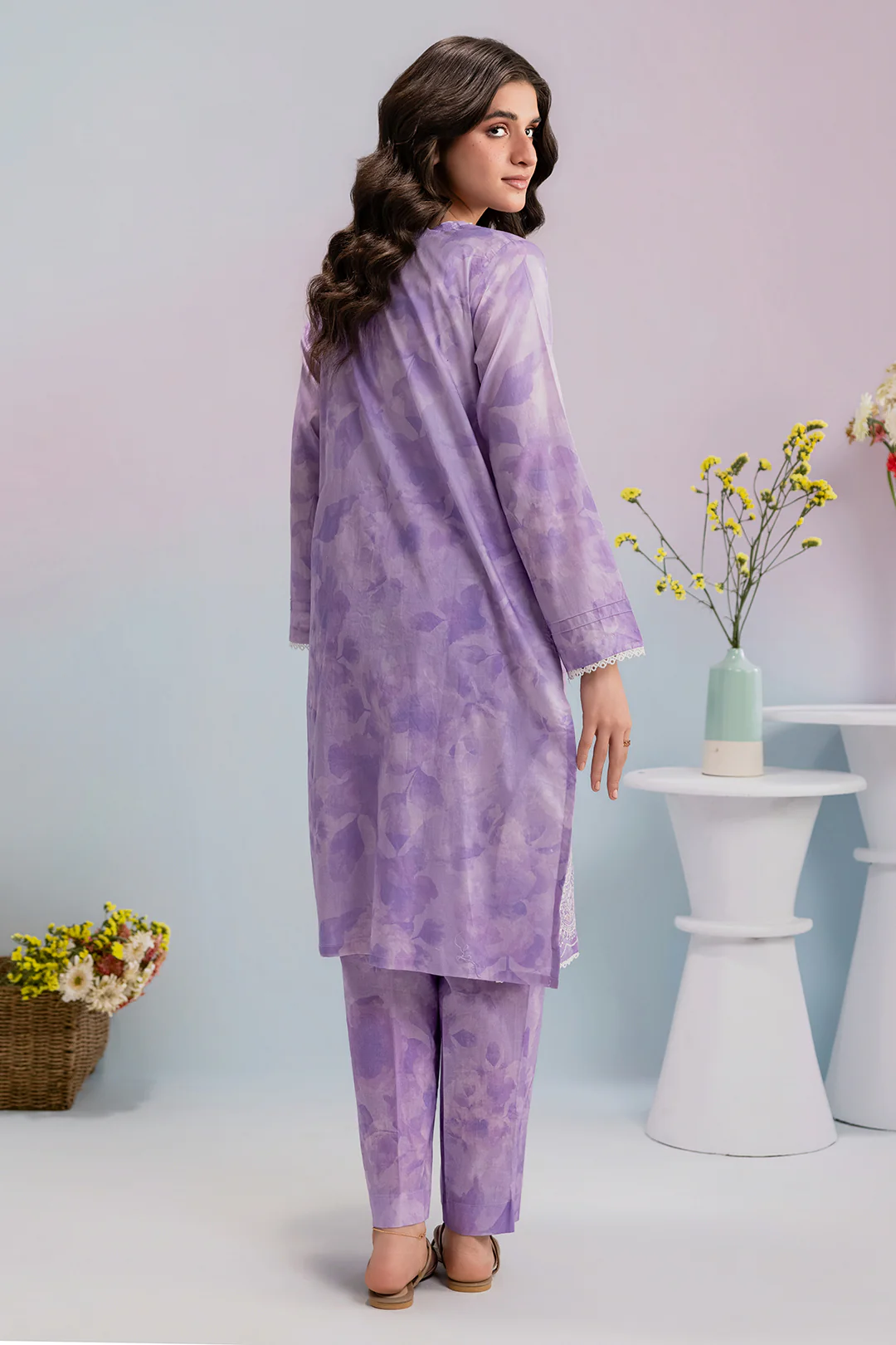 Embroidered Kurta Trouser - 2093 - Image 7