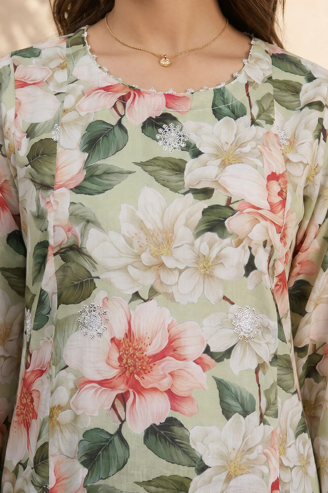 Embroidered Kurta Trouser - 2375 - Image 3