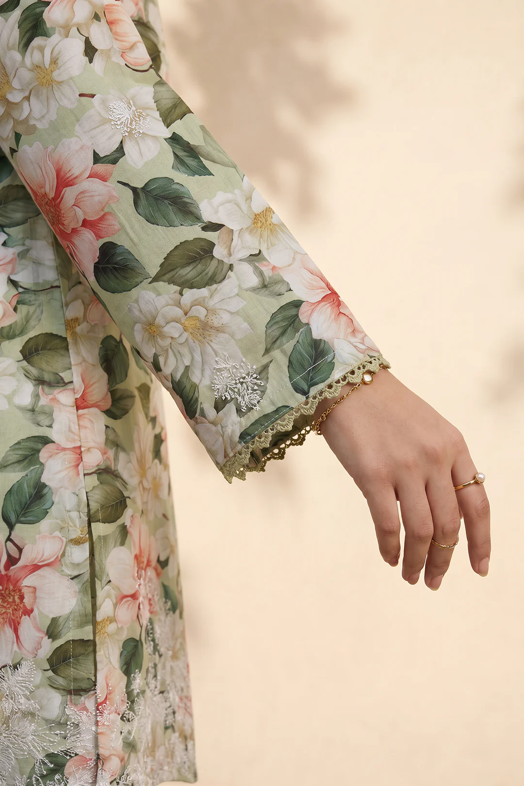 Embroidered Kurta Trouser - 2375 - Image 5