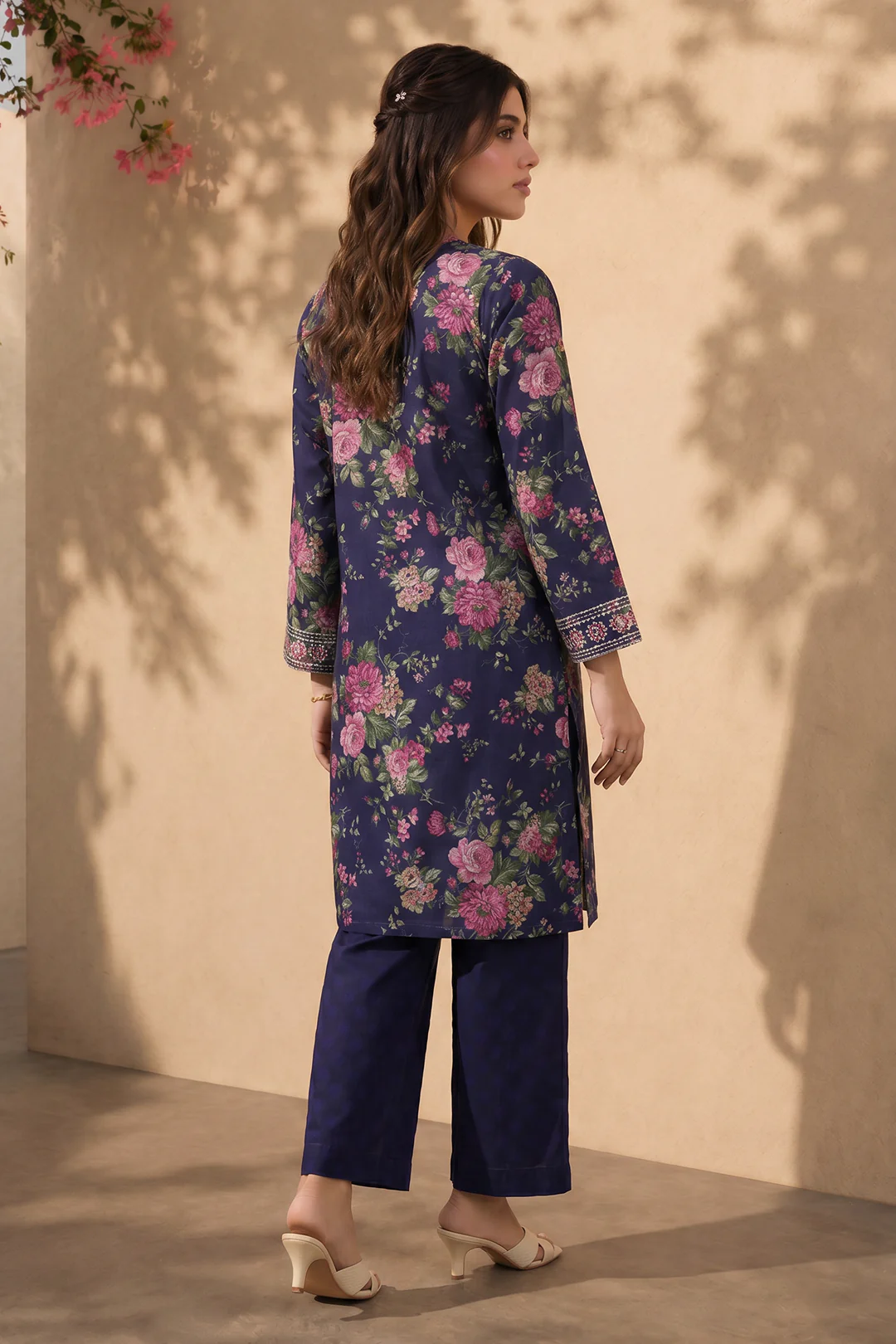 Embroidered Kurta Trouser - 2377 - Image 6
