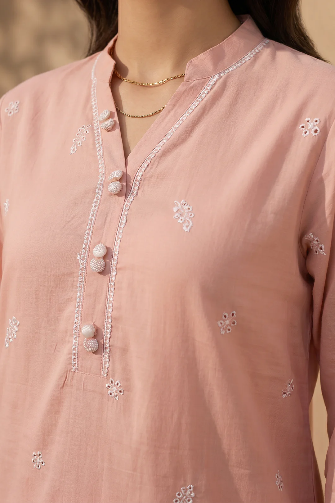 Embroidered Kurta Trouser - 3702 - Image 3