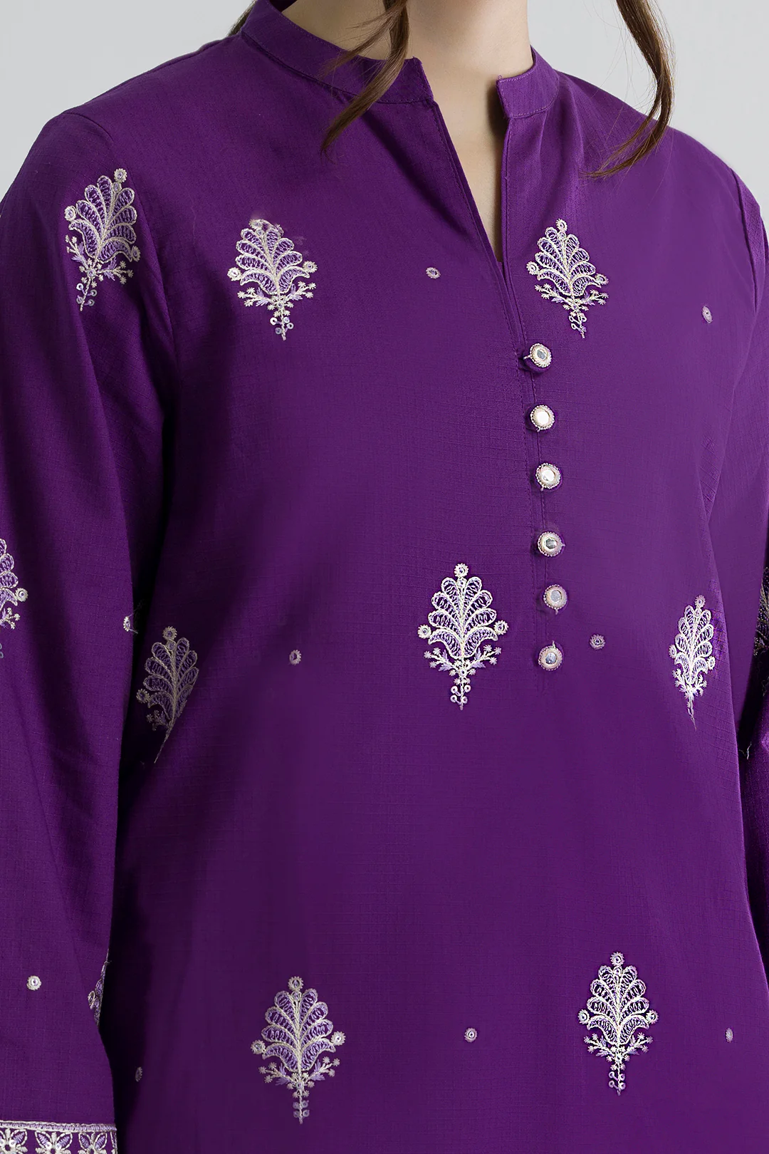 Embroidered Kurta Trouser - 2938 - Image 6