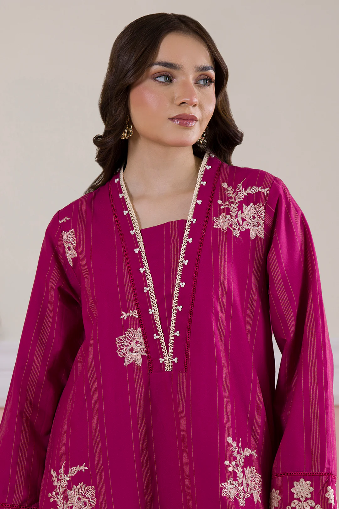 Embroidered Kurta Trouser - 2940 - Image 2
