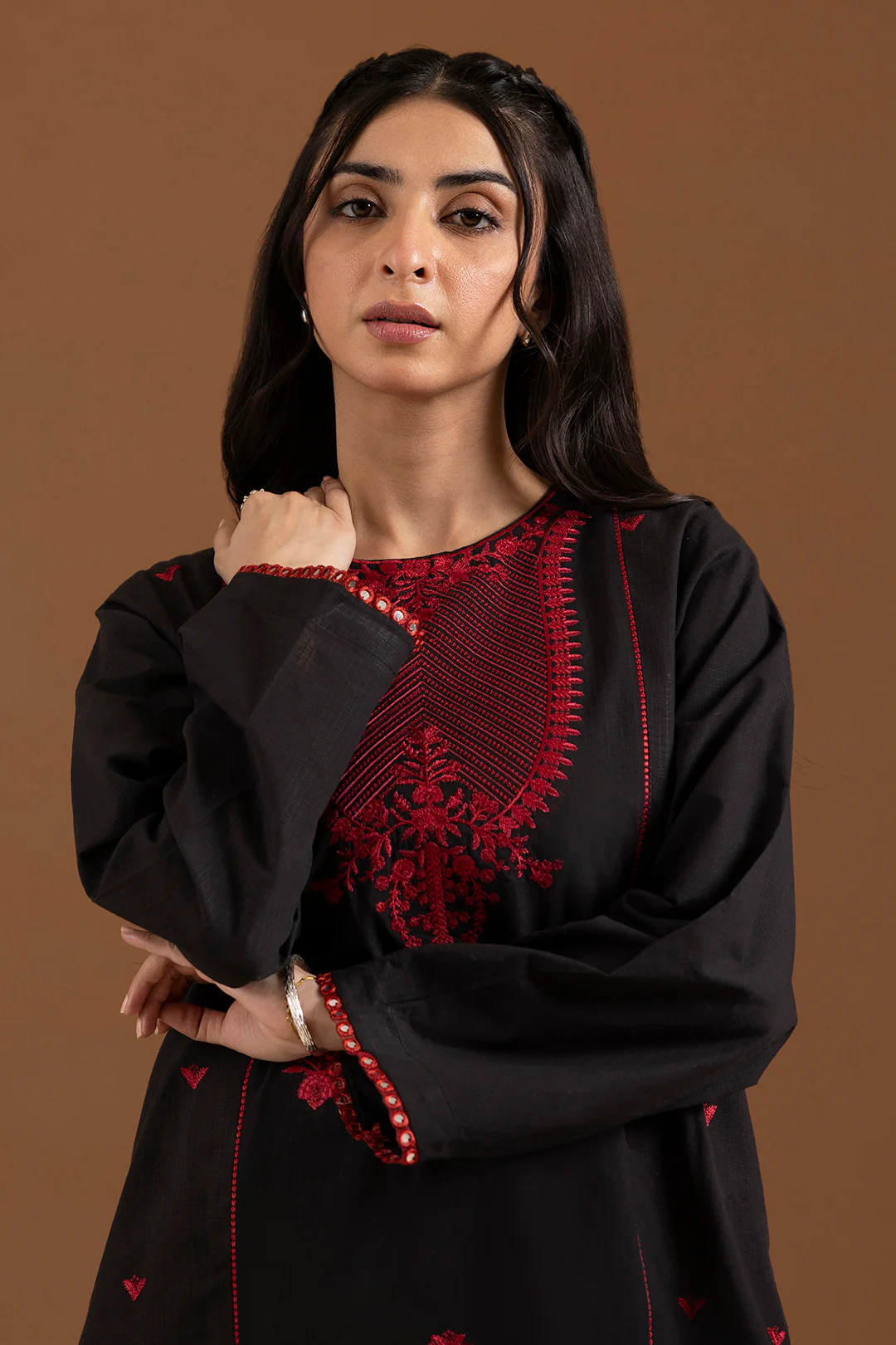 Embroidered Kurta Trouser - 3038 - Image 2