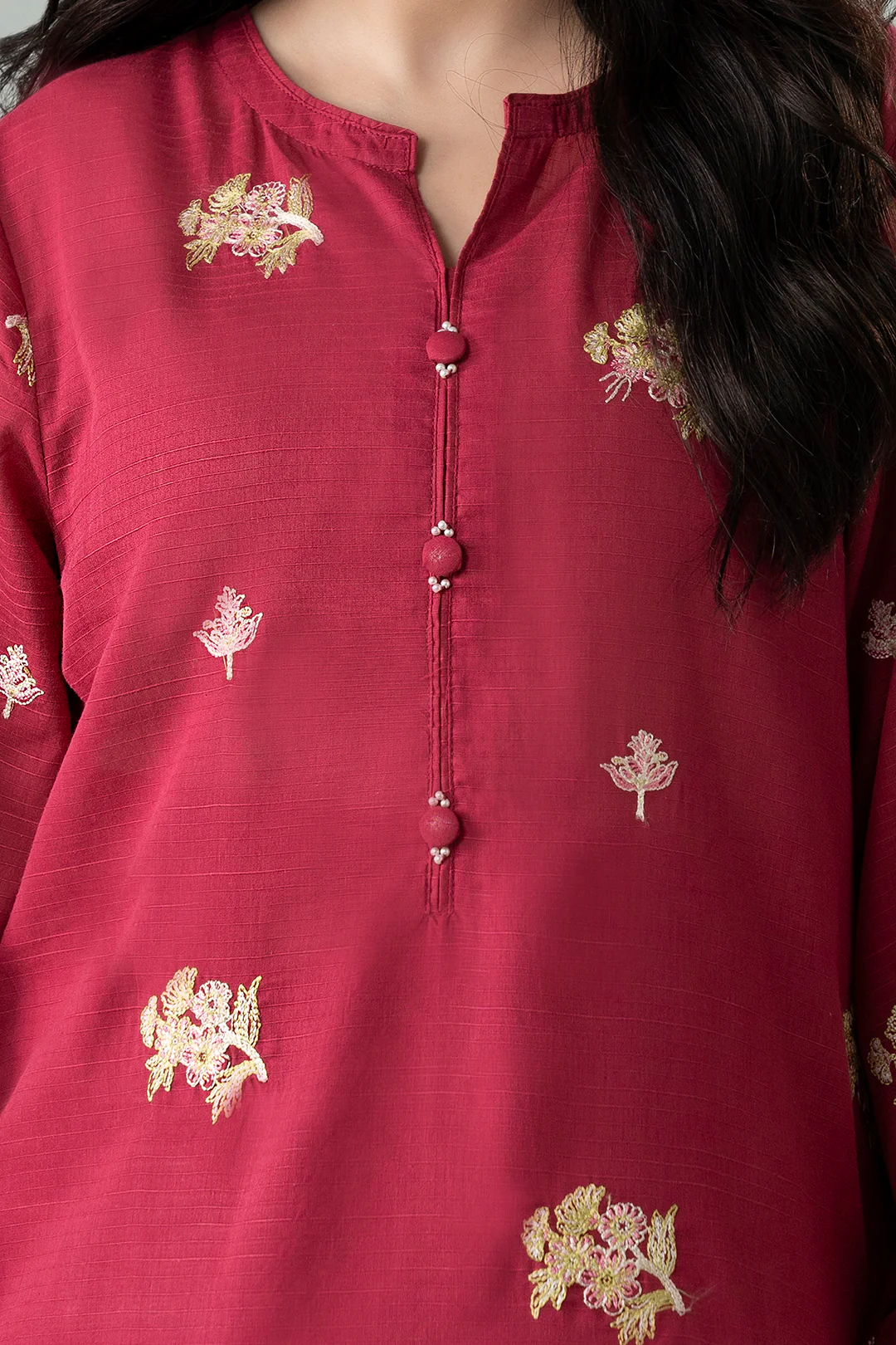 Embroidered Kurta Trouser - 3066 - Image 6