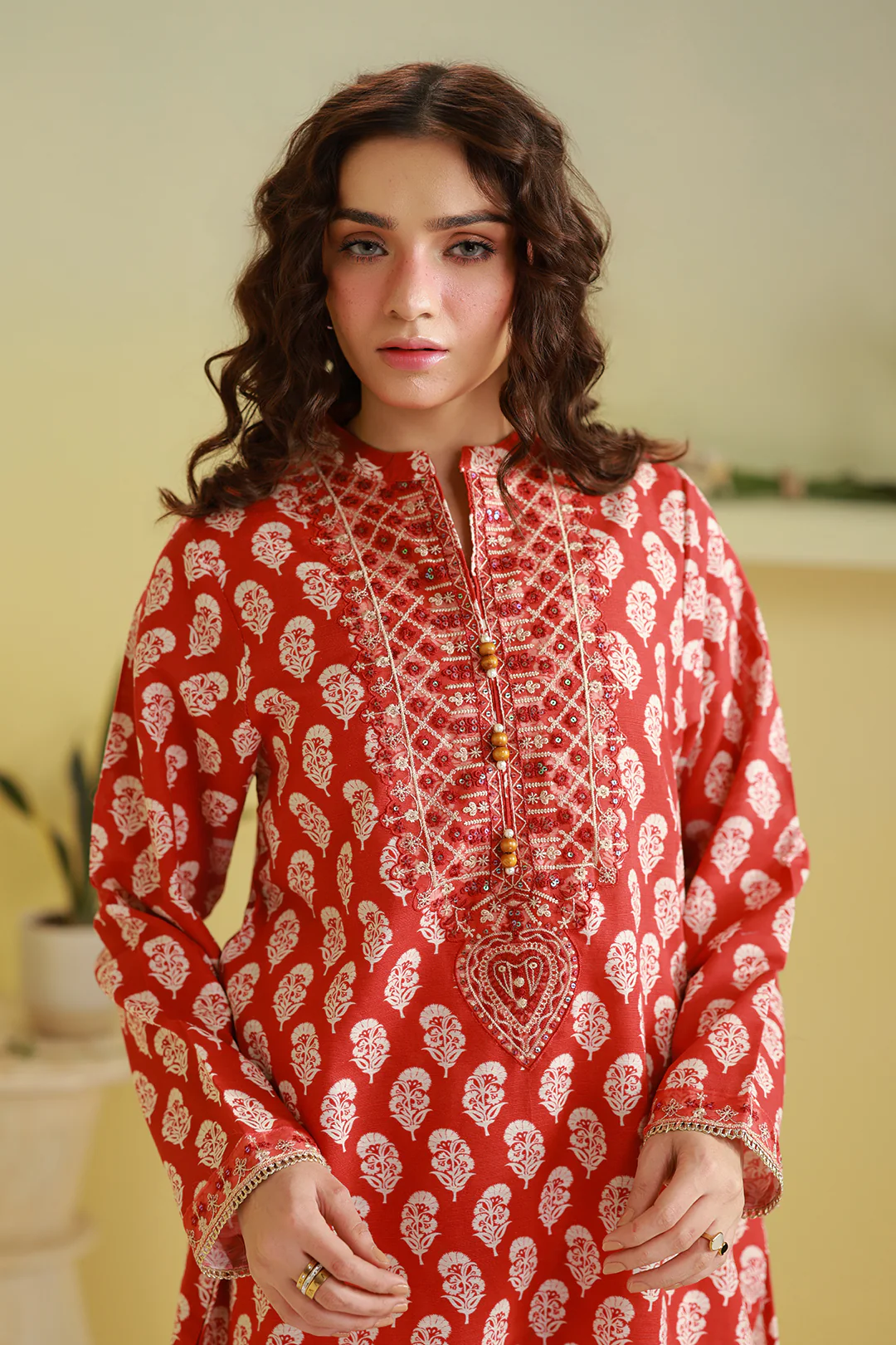 Embroidered Kurta Trouser - 3148 - Image 2