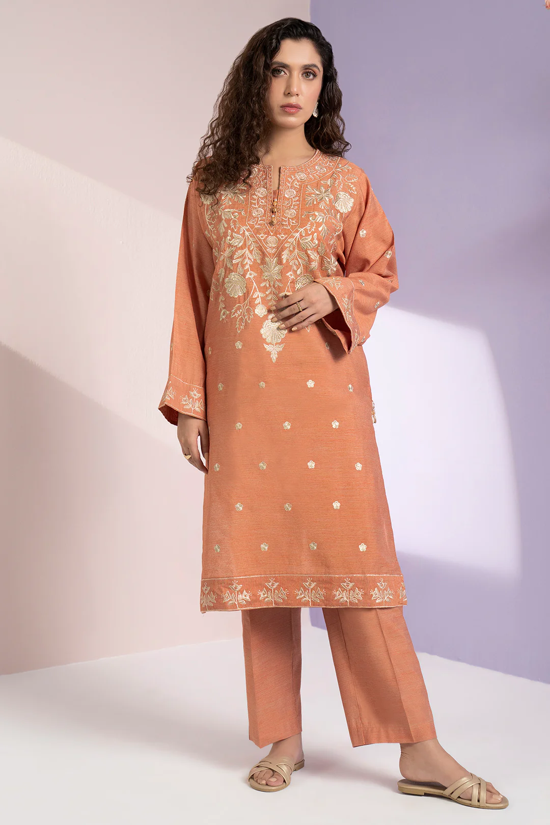 Embroidered Kurta Trouser - 3365 - Image 3