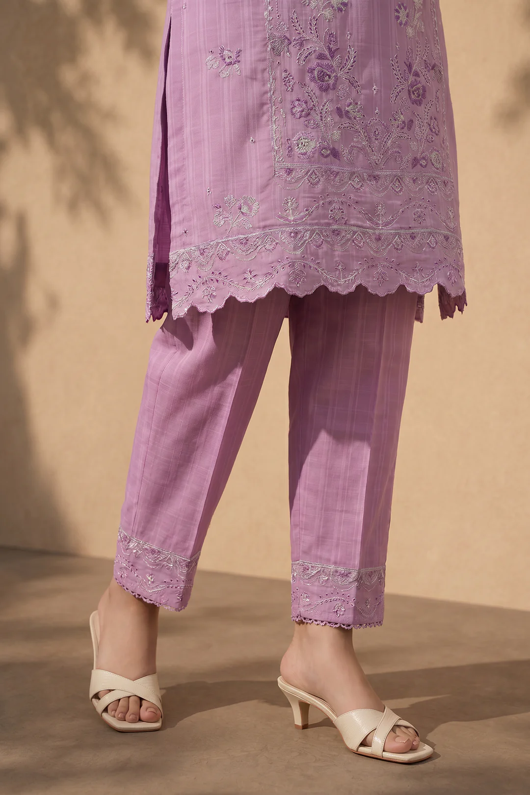Embroidered Kurta Trouser - 2545 - Image 4