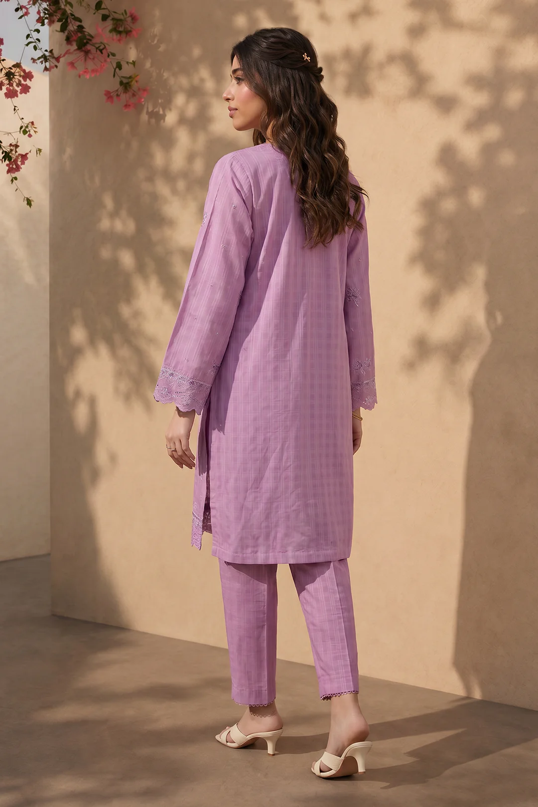 Embroidered Kurta Trouser - 2545 - Image 6
