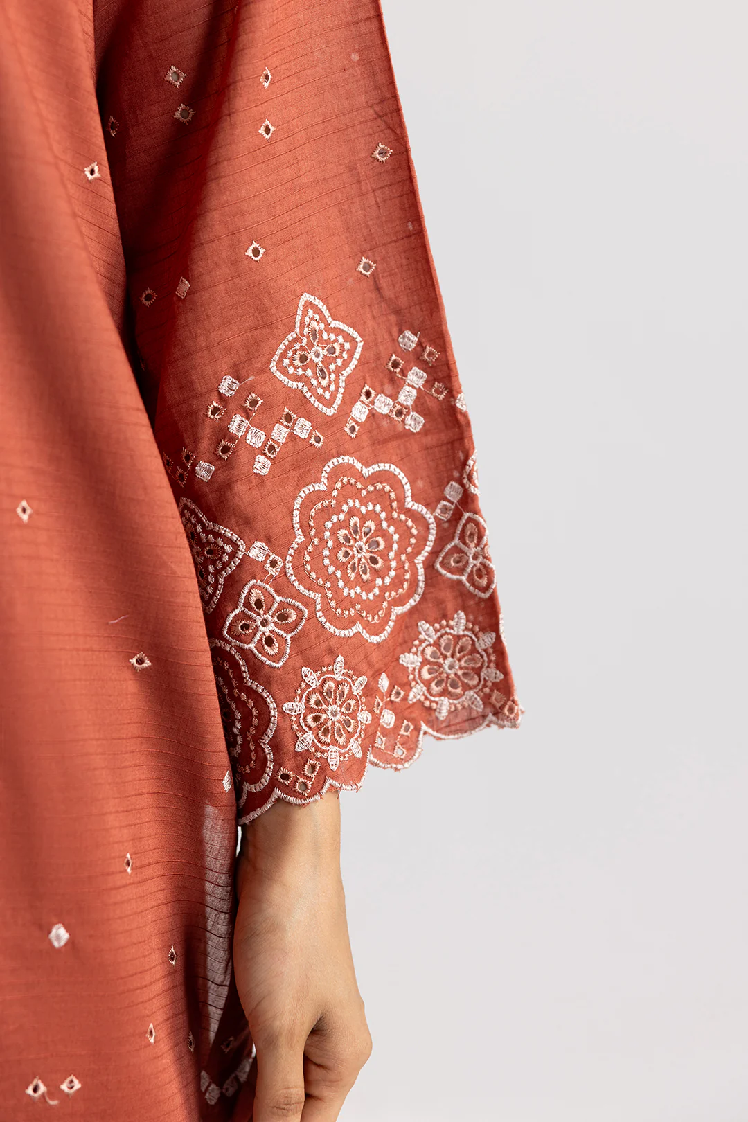 Embroidered Kurta Trouser - 2569 - Image 8