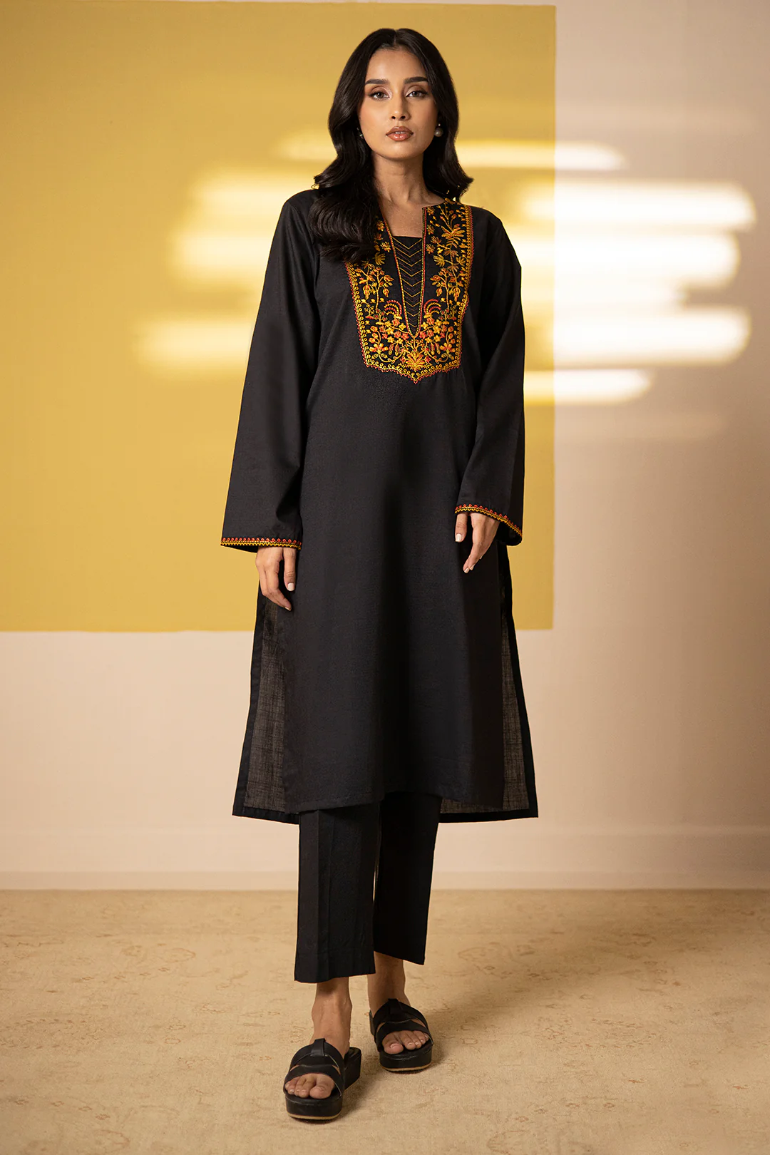 Embroidered Kurta - 2795 - Image 3