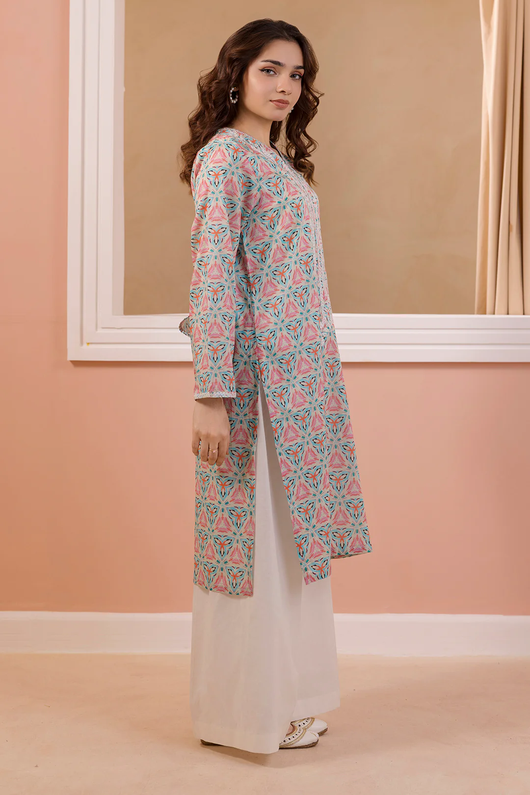 Embroidered Kurta - 2799 - Image 5