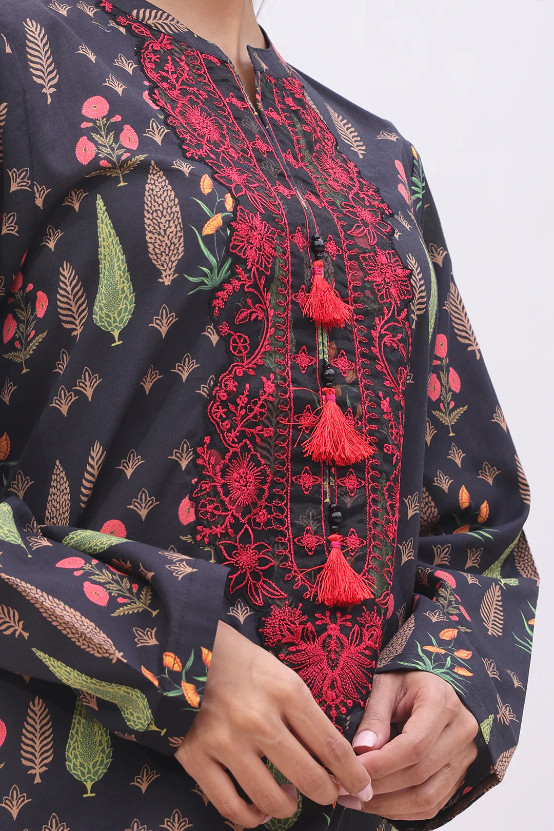 Embroidered Kurta - 2800 - Image 4