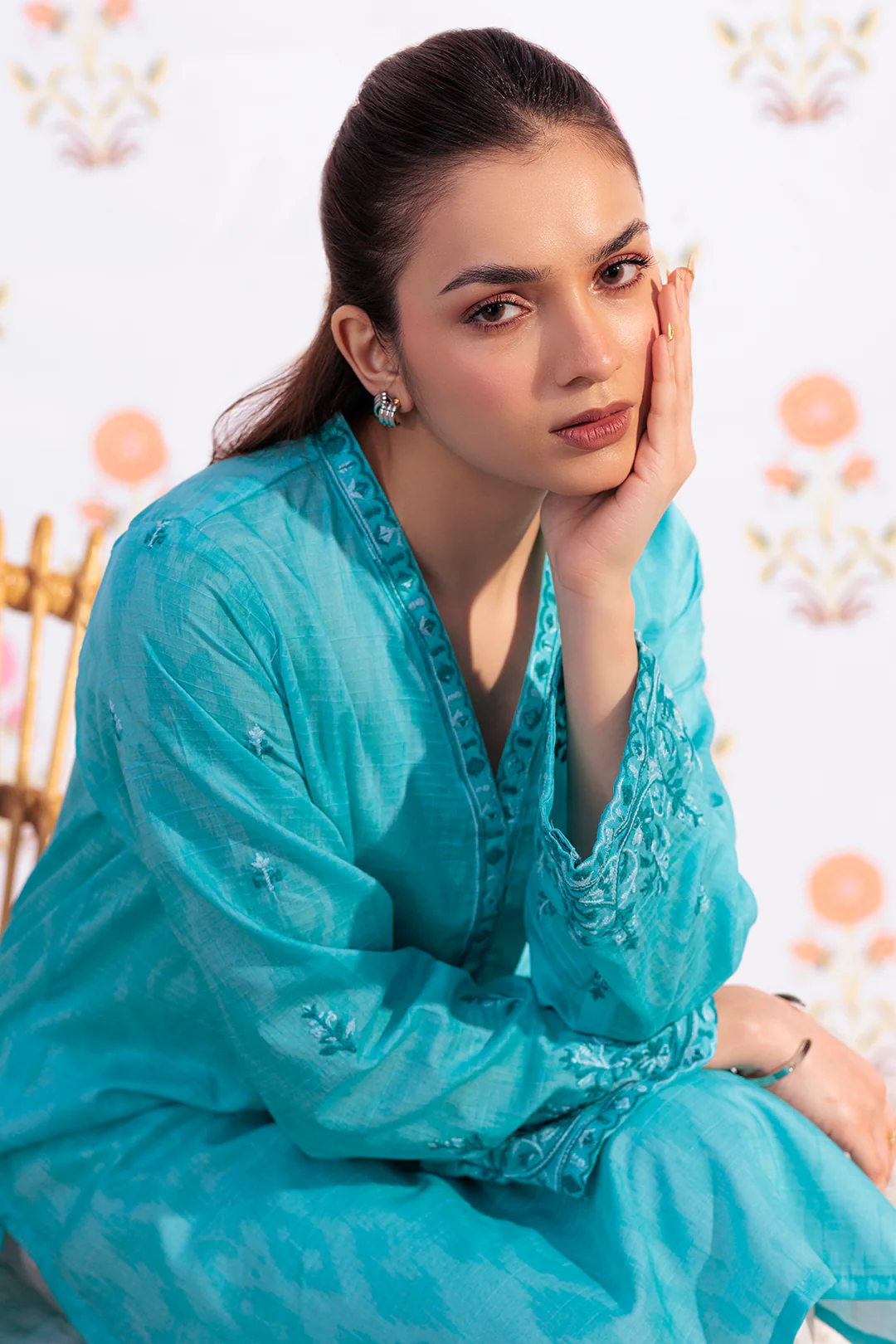 Embroidered Kurta - 2875 - Image 4