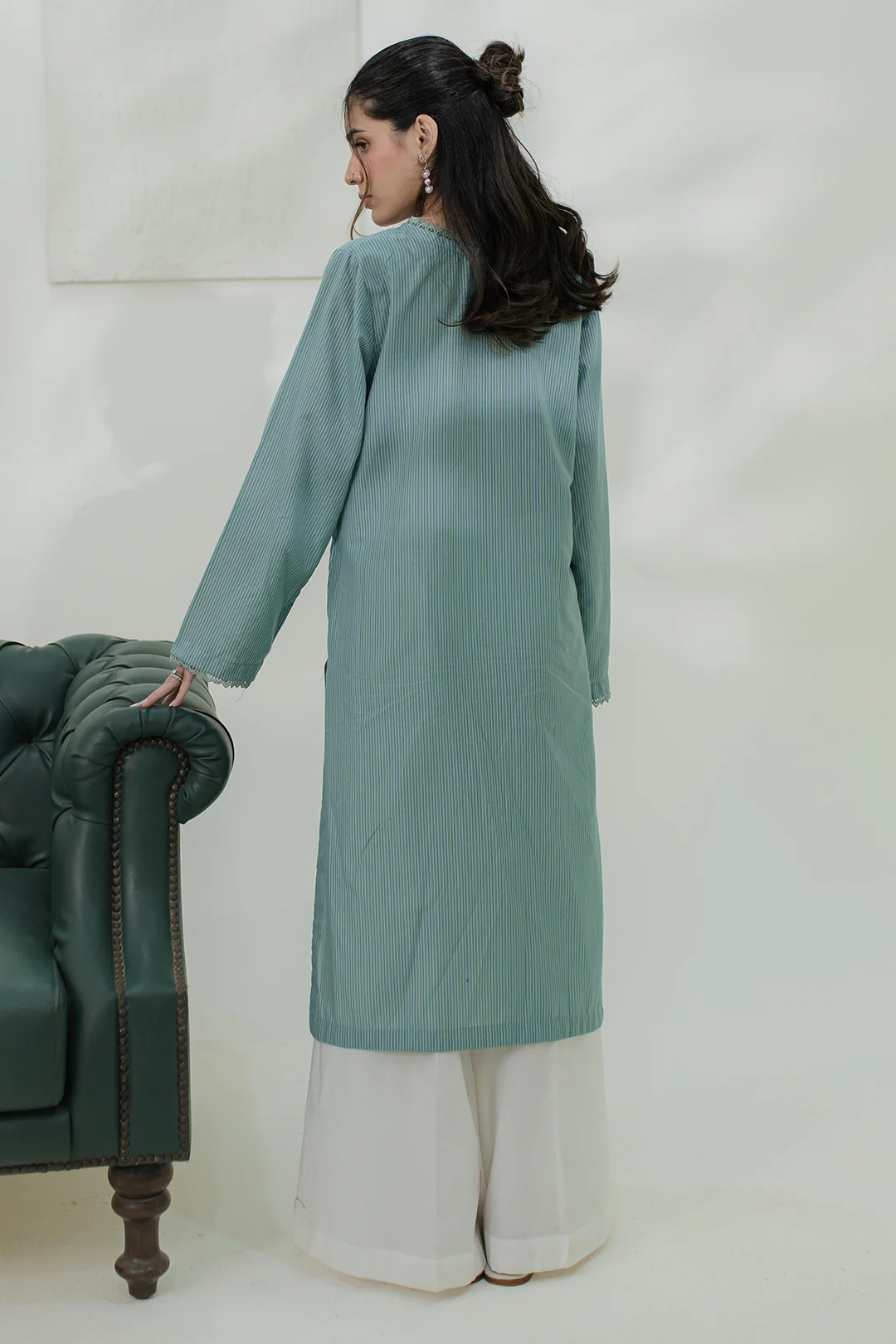 Embroidered Kurta - 1870 - Image 7