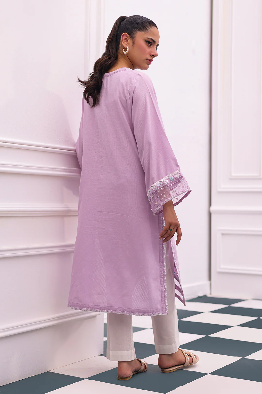 Embroidered Kurta - 2009 - Image 4