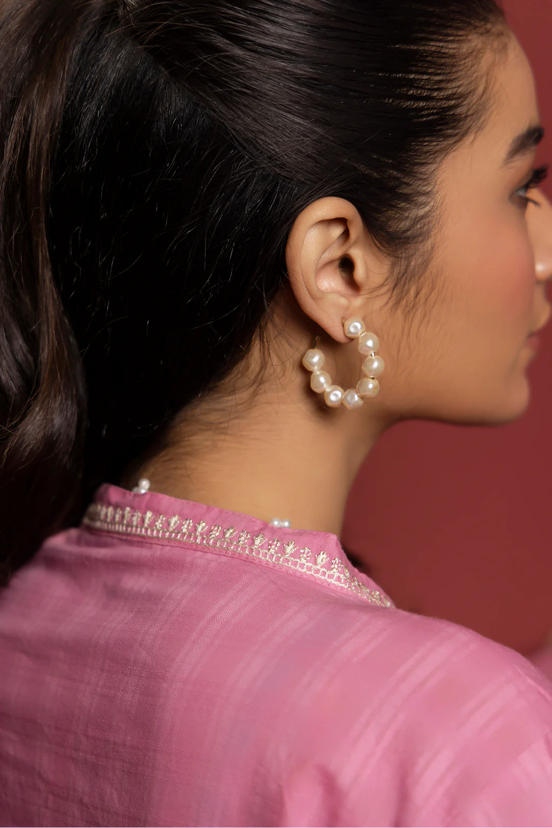 Embroidered Kurta - 2056 - Image 5