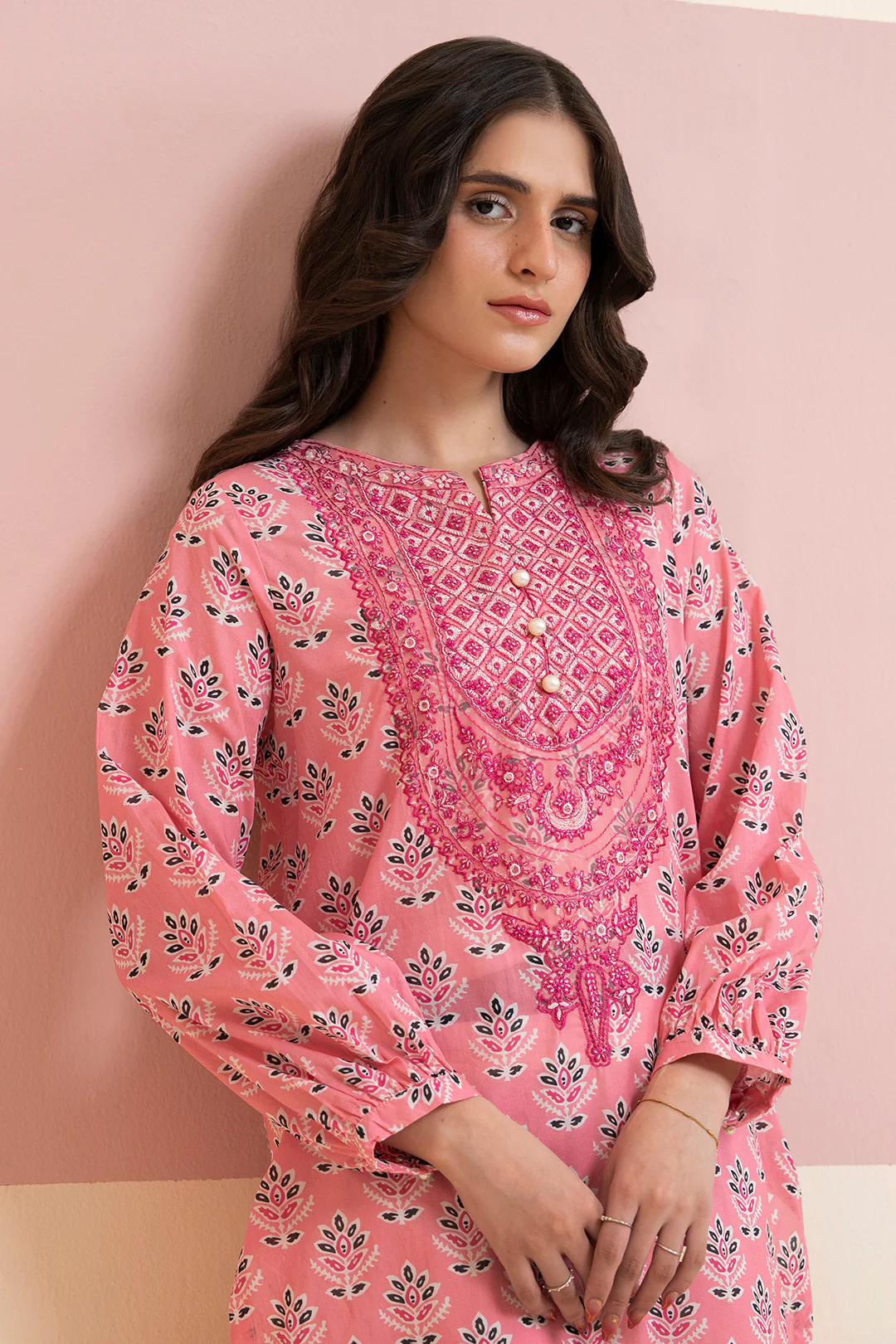 Embroidered Kurta - 1410
