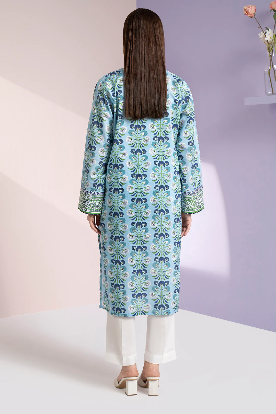 Embroidered Kurta - 1591 - Image 7