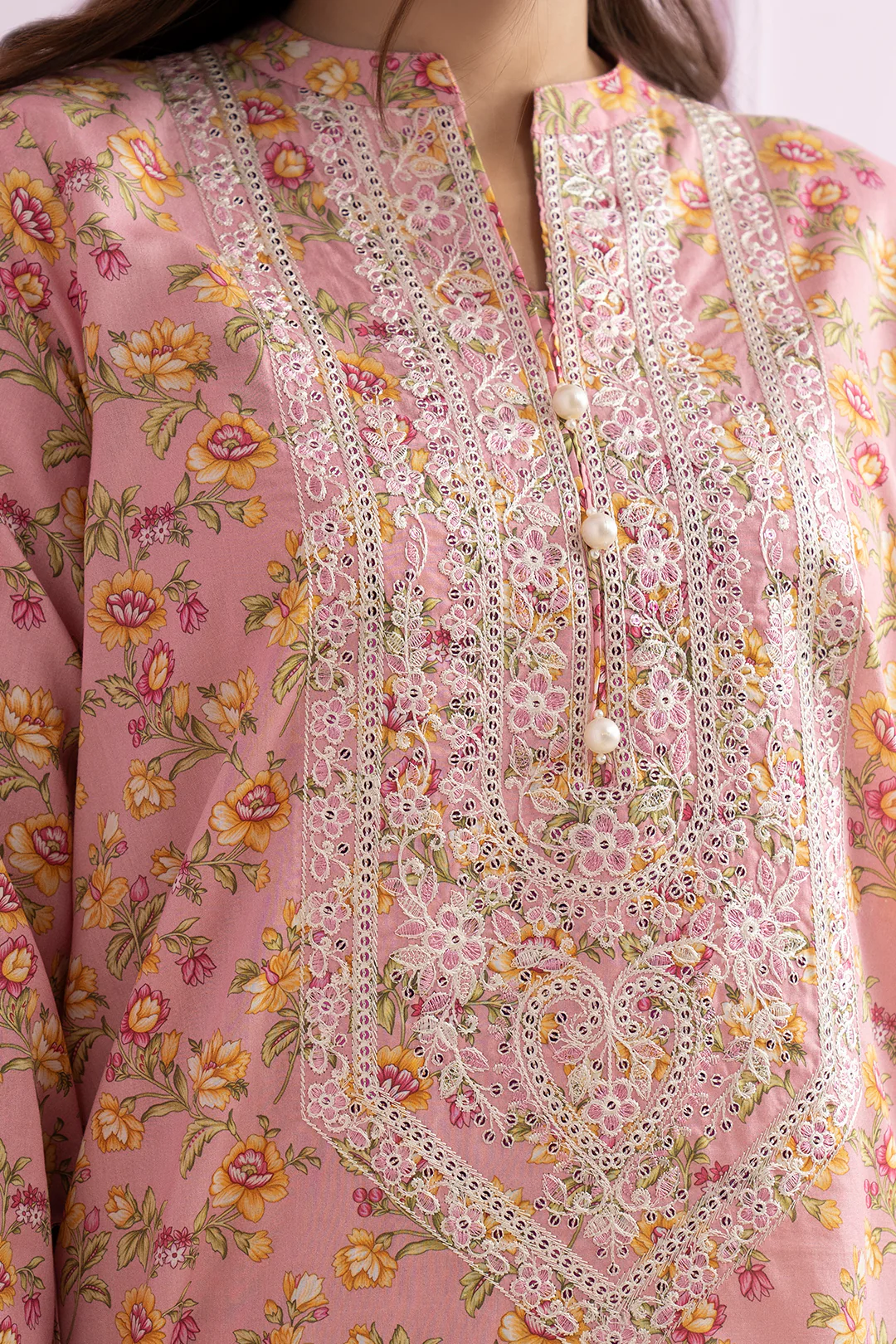 Embroidered Kurta - 1802 - Image 5