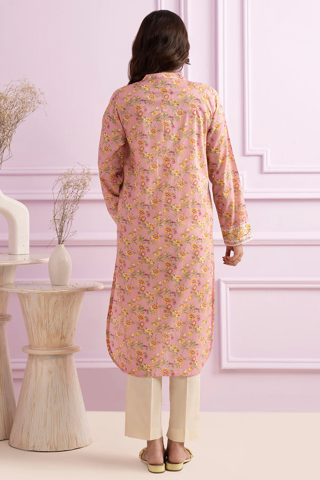 Embroidered Kurta - 1802 - Image 6