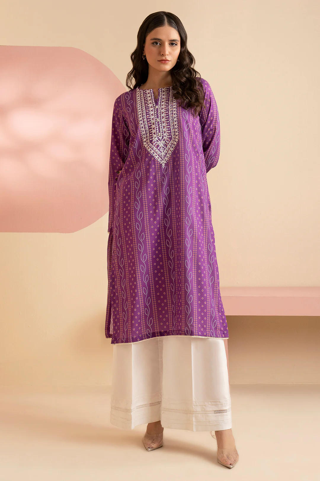 Embroidered Kurta - 1953 - Image 3