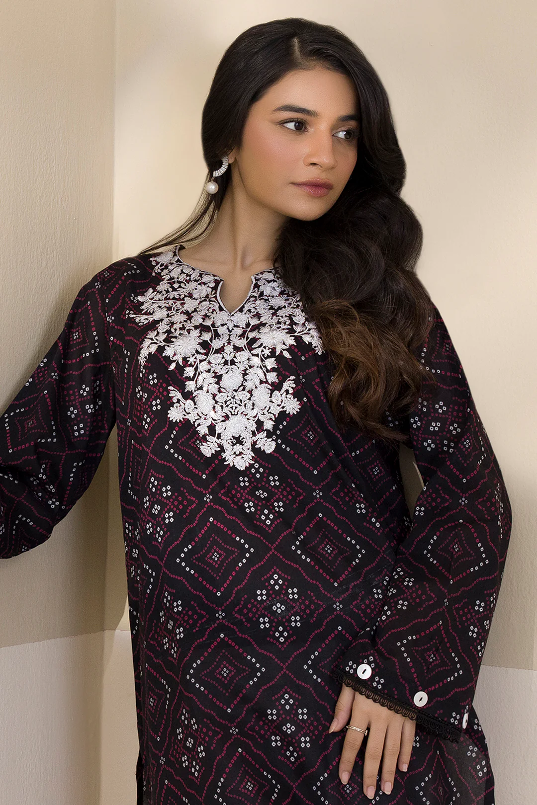 Embroidered Kurta - 2031 - Image 5