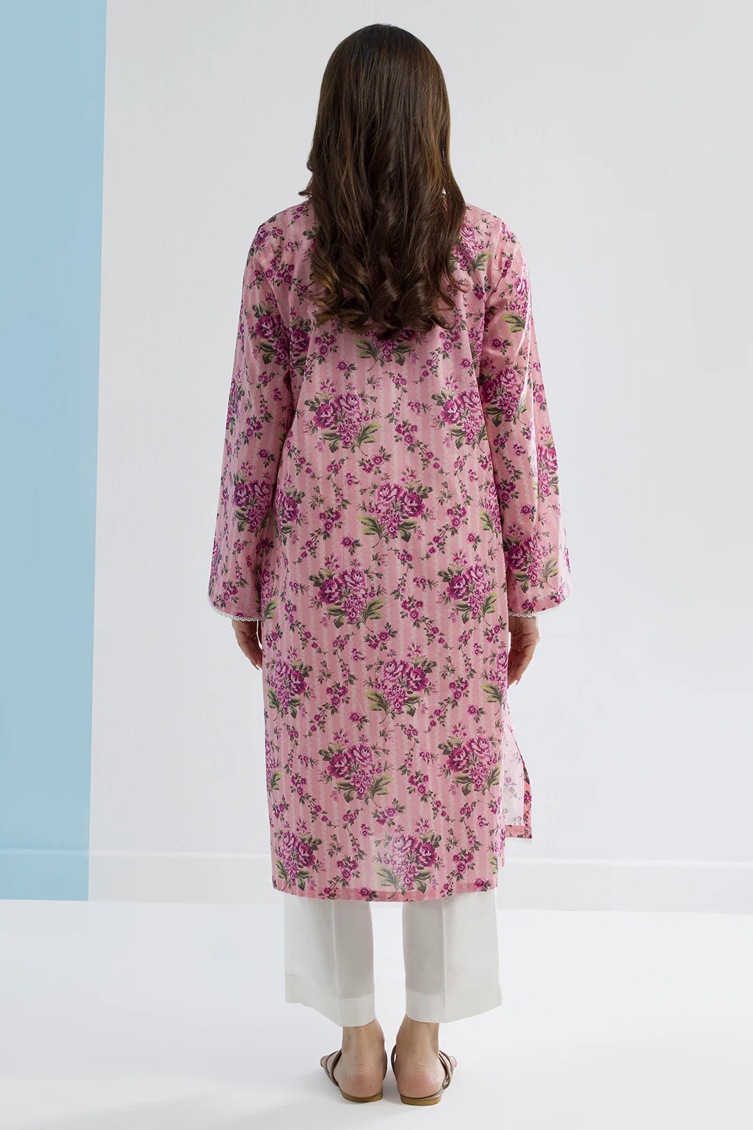 Embroidered Kurta - 2033 - Image 7