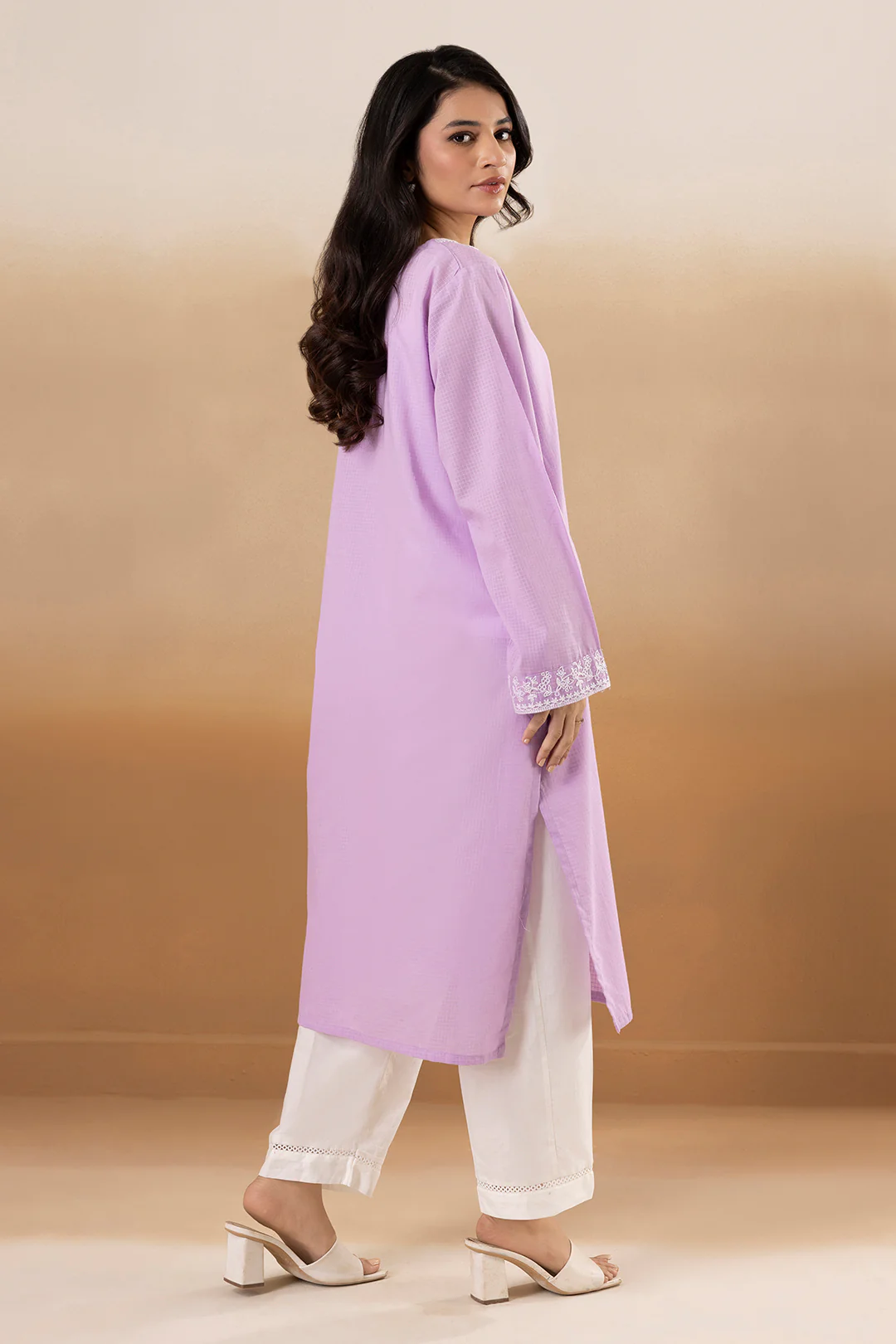 Embroidered Kurta - 2212 - Image 6