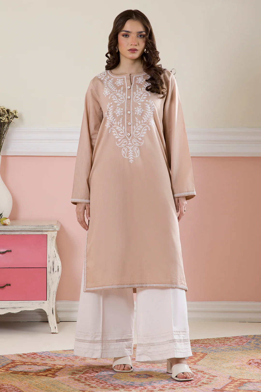 Embroidered Kurta - 2500 - Image 2