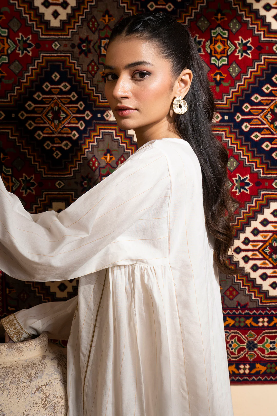 Embroidered Kurta - 2548 - Image 6