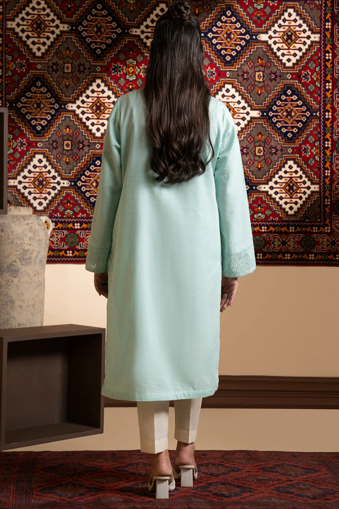 Embroidered Kurta - 2554 - Image 14