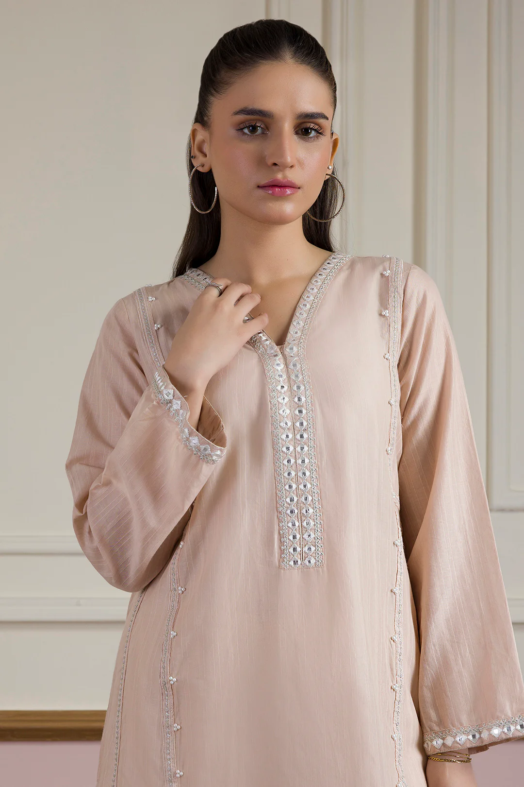 Embroidered Kurta - 2620