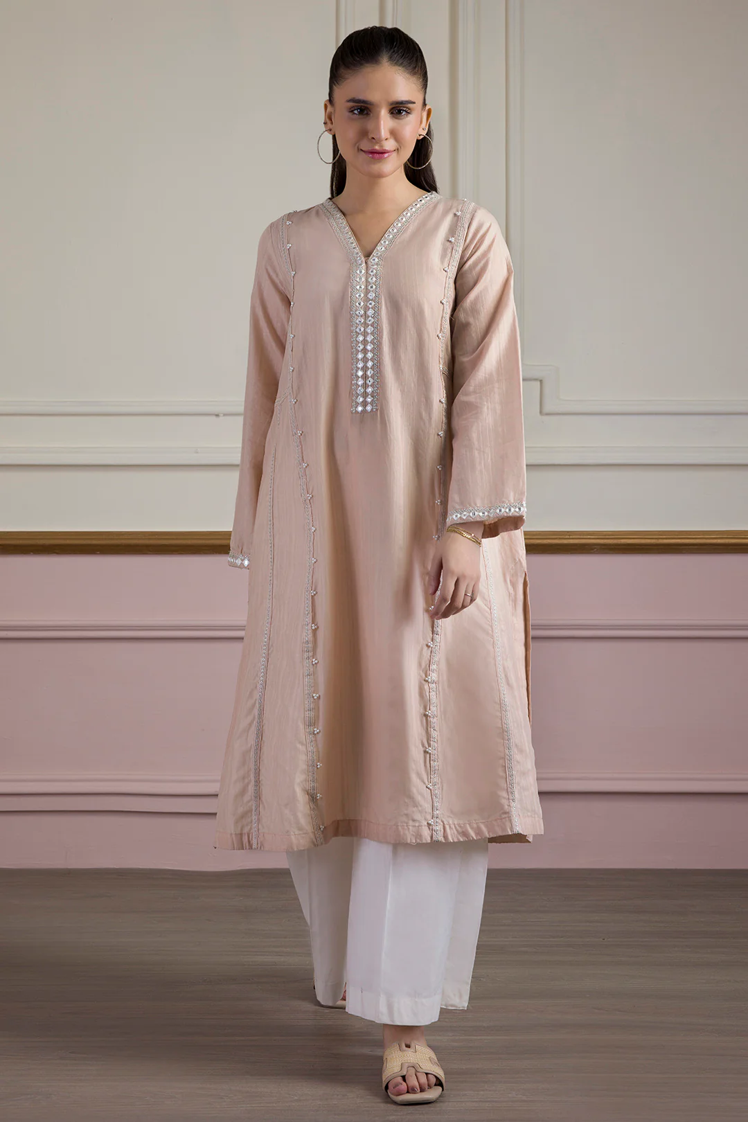 Embroidered Kurta - 2620 - Image 2