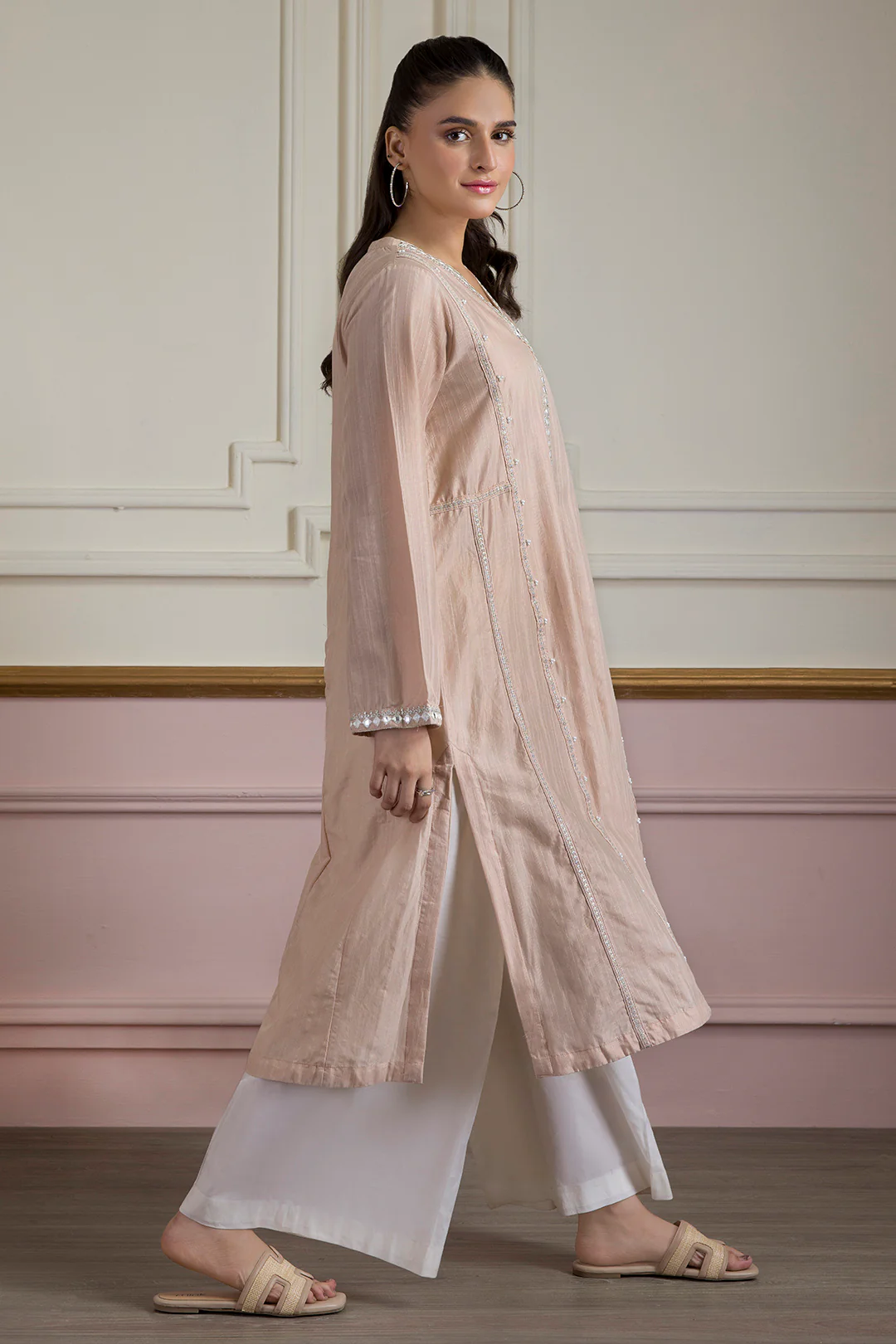 Embroidered Kurta - 2620 - Image 6