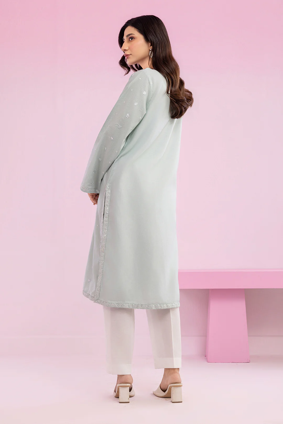 Embroidered Kurta - 2659 - Image 11