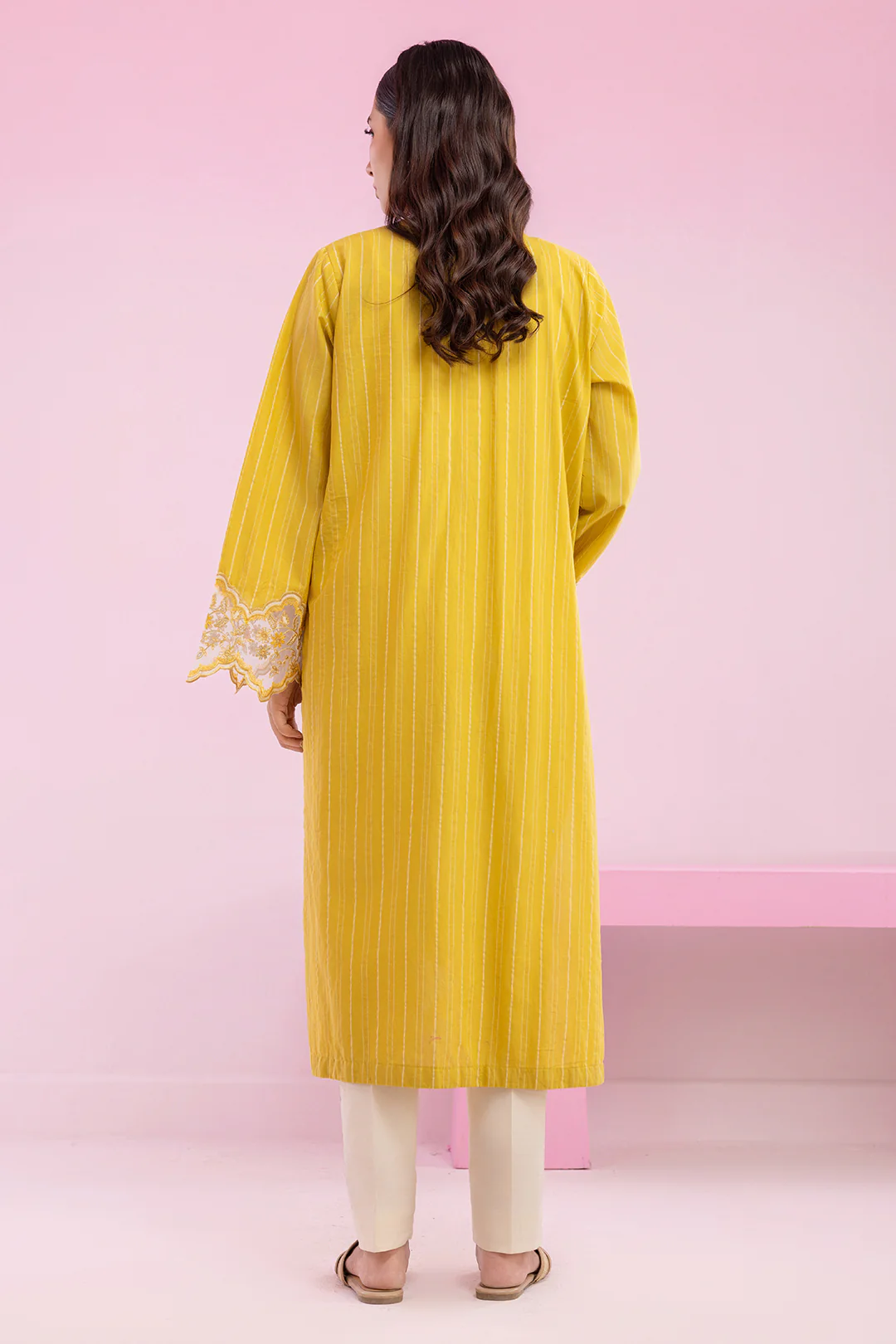 Embroidered Kurta - 2672 - Image 8