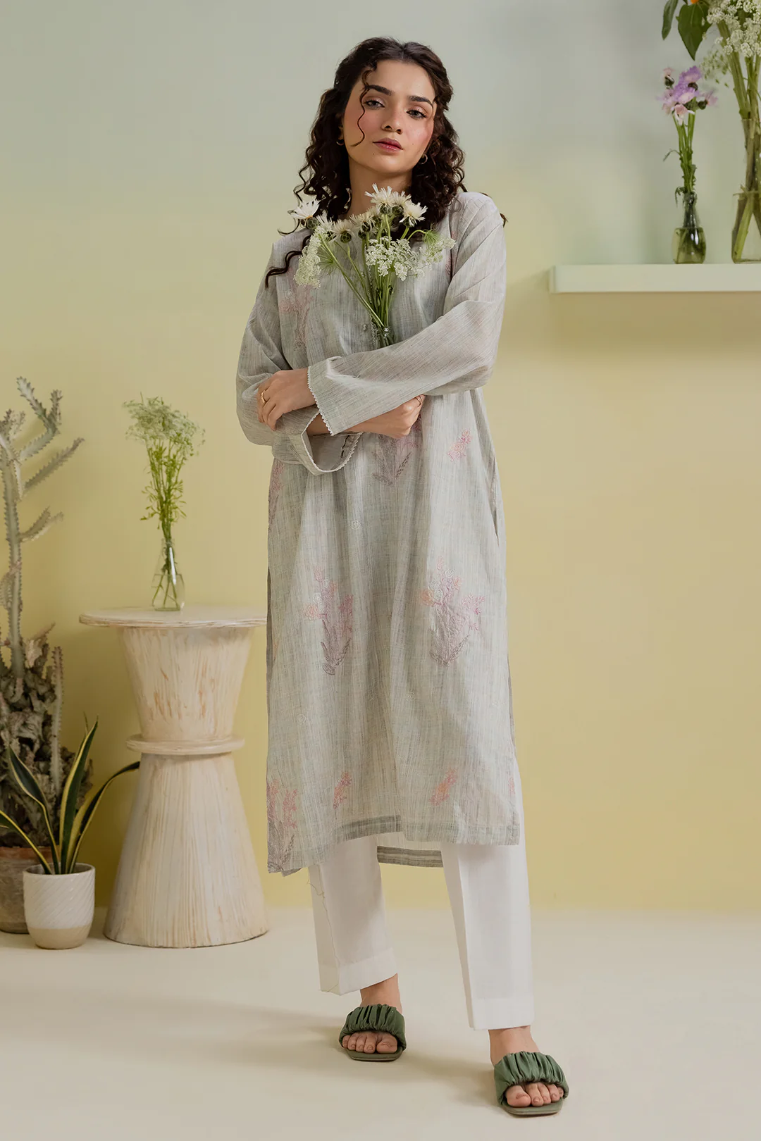 Embroidered Kurta - 2010 - Image 2