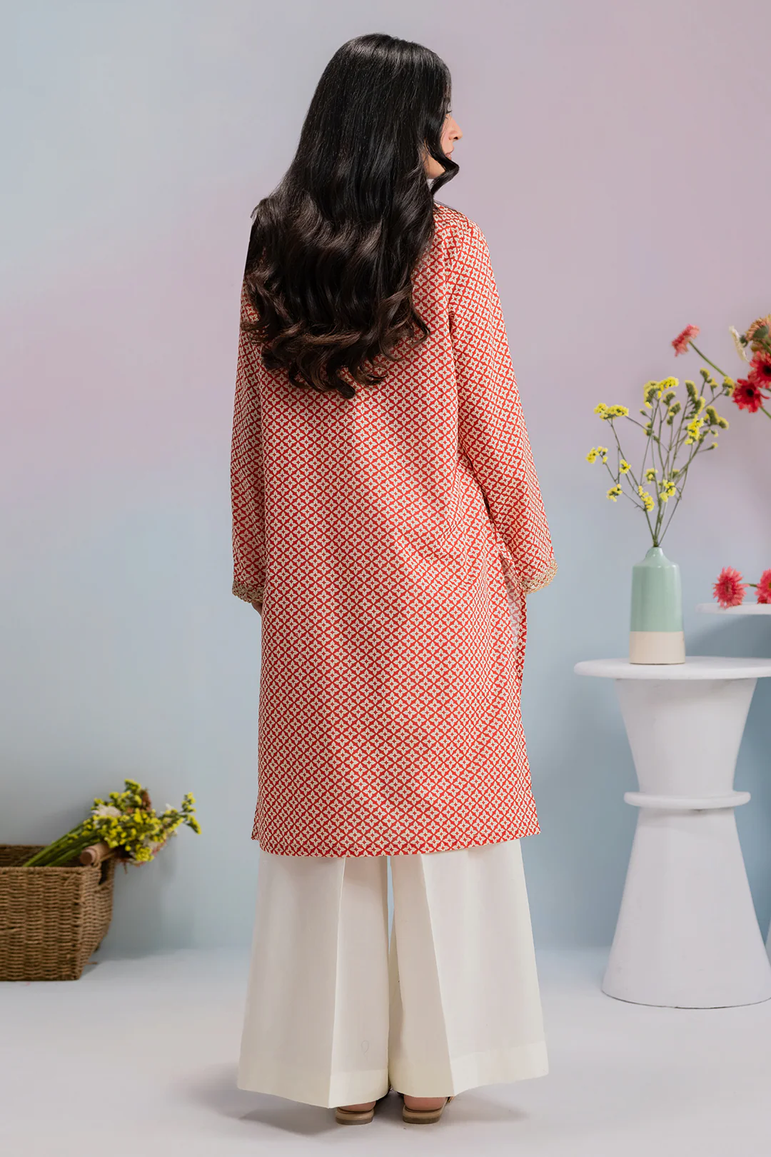 Embroidered Kurta - 2268 - Image 6