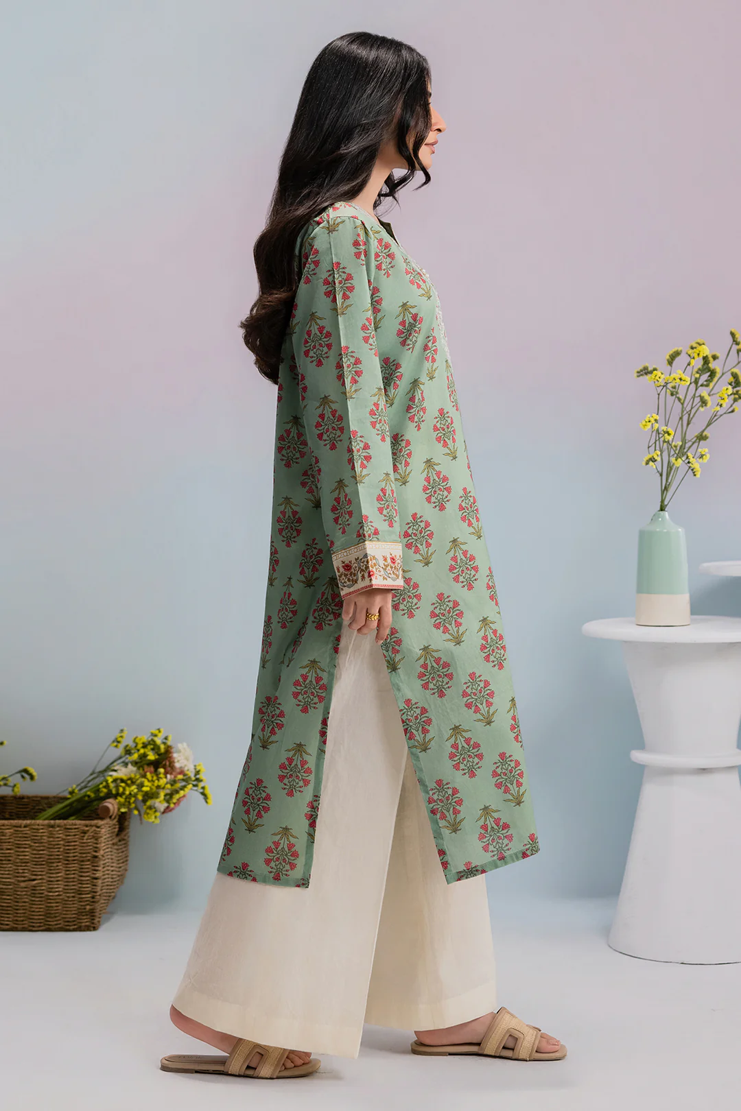 Embroidered Kurta - 2275 - Image 6