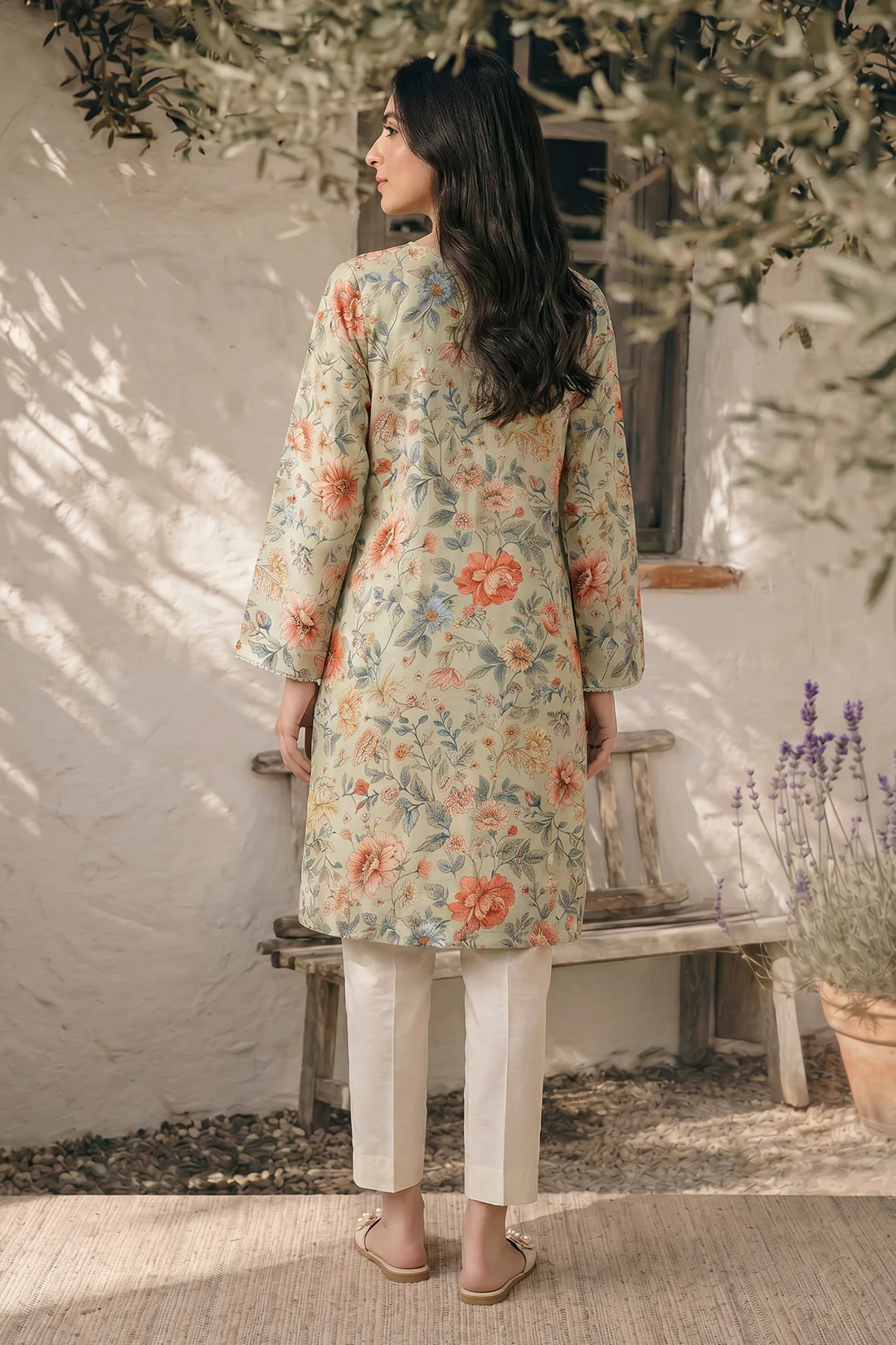 Embroidered Kurta - 2783 - Image 7