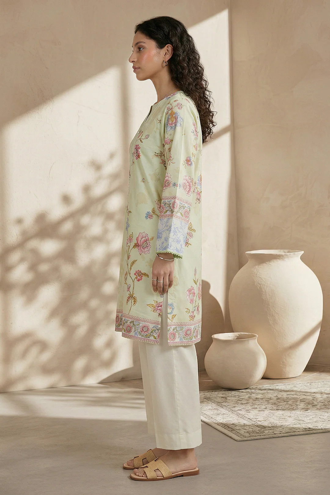 Embroidered Kurta - 2785 - Image 5