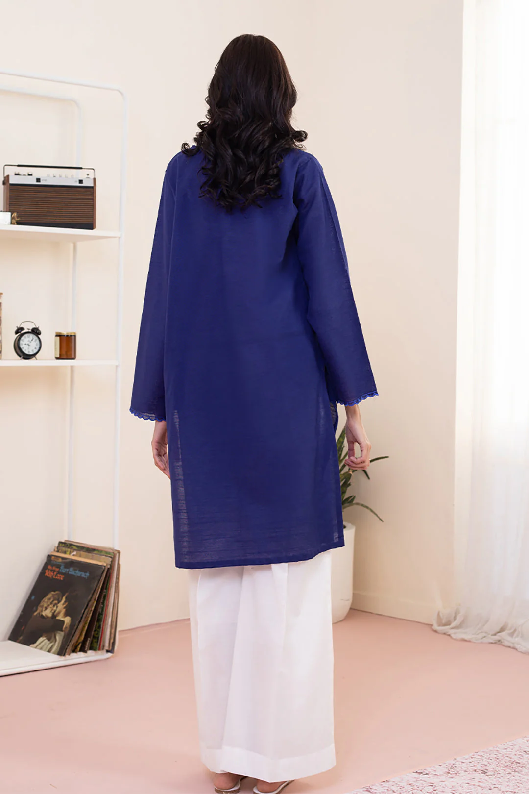 Embroidered Kurta - 0695 - Image 4