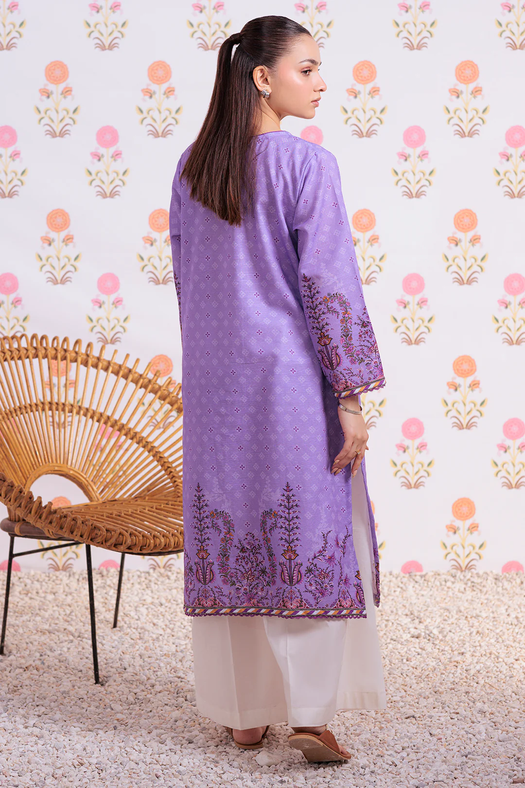 Embroidered Kurta - 3022 - Image 13