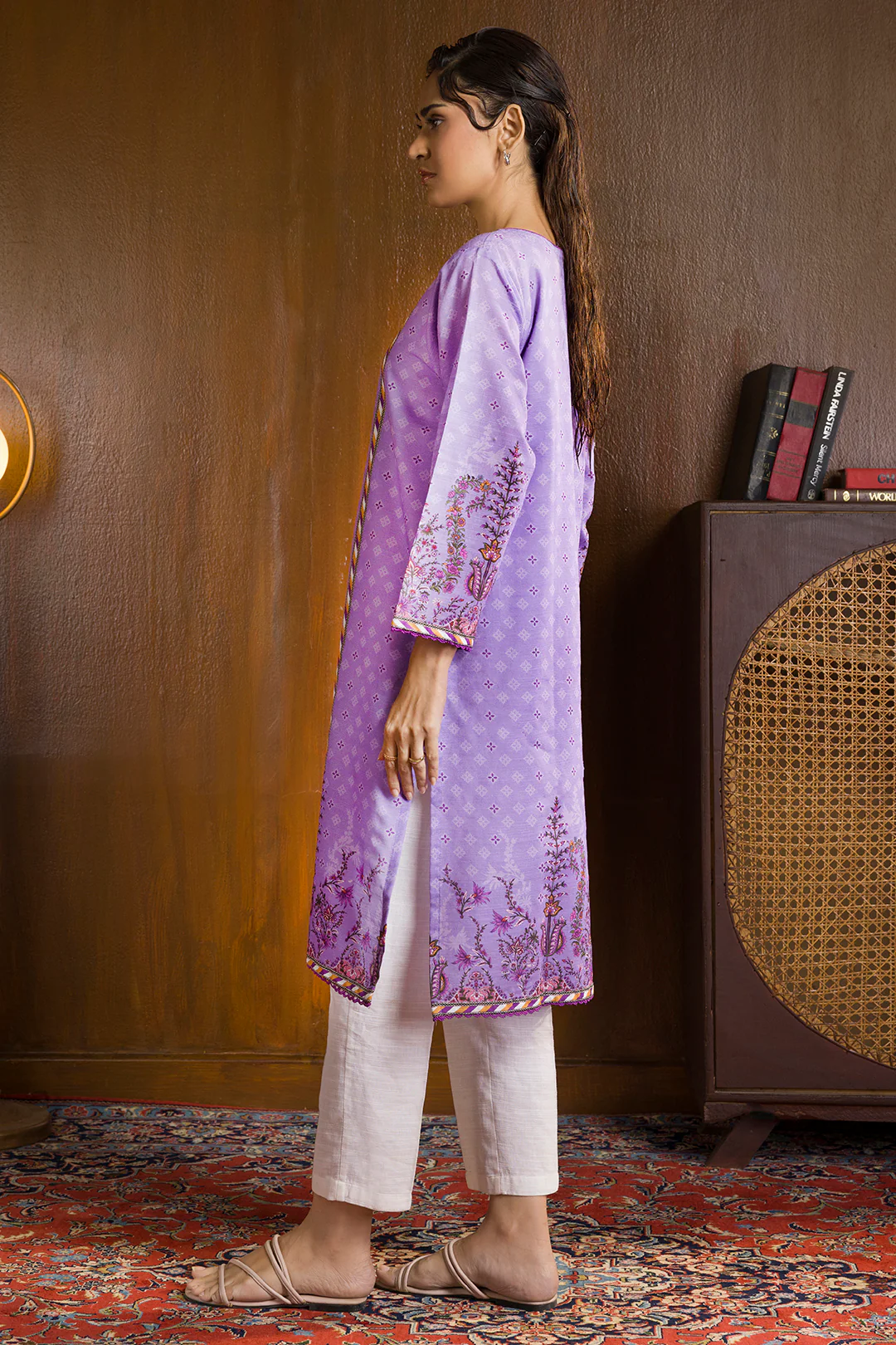 Embroidered Kurta - 3022 - Image 6