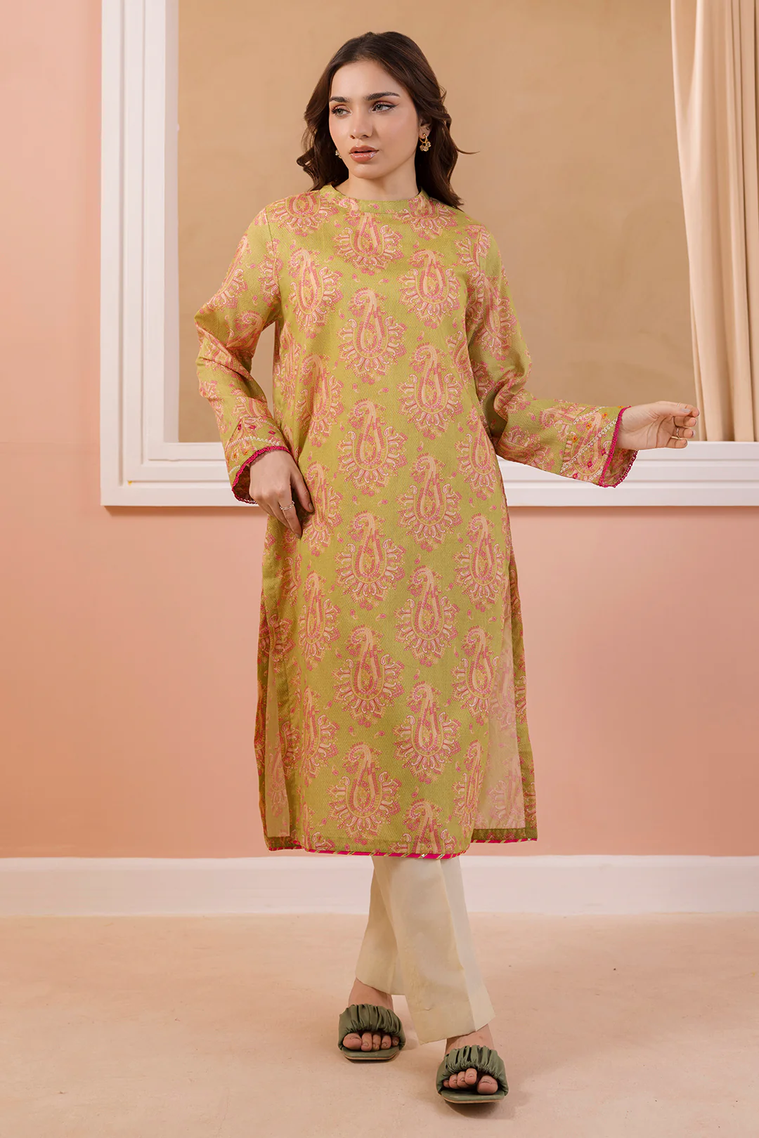 Embroidered Kurta - 3050 - Image 2