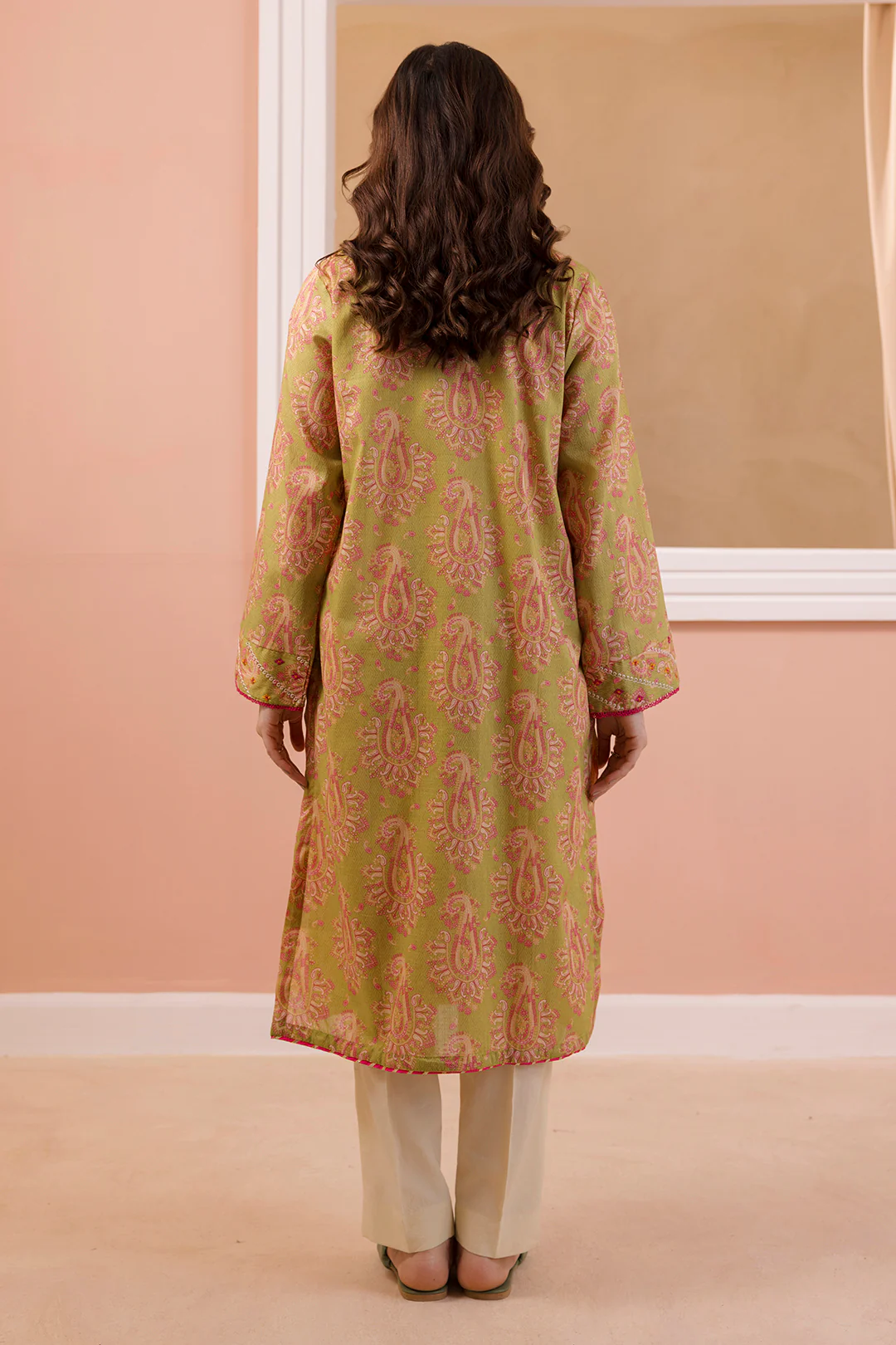 Embroidered Kurta - 3050 - Image 5